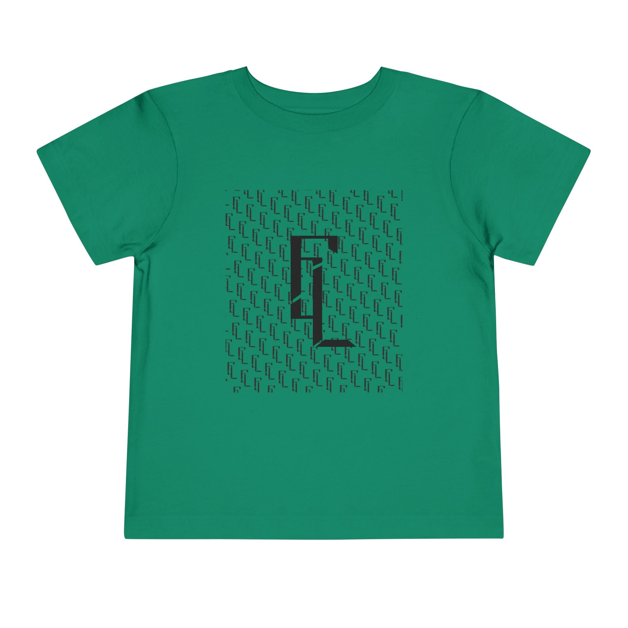 Black-F4L Toddler Short Sleeve Tee