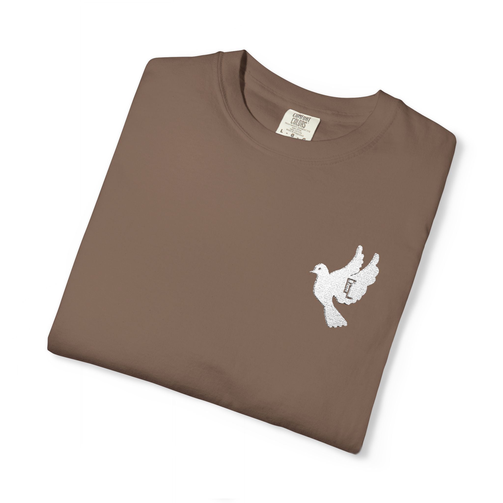 White-F4L DOVE T-Shirts [Embroidery]