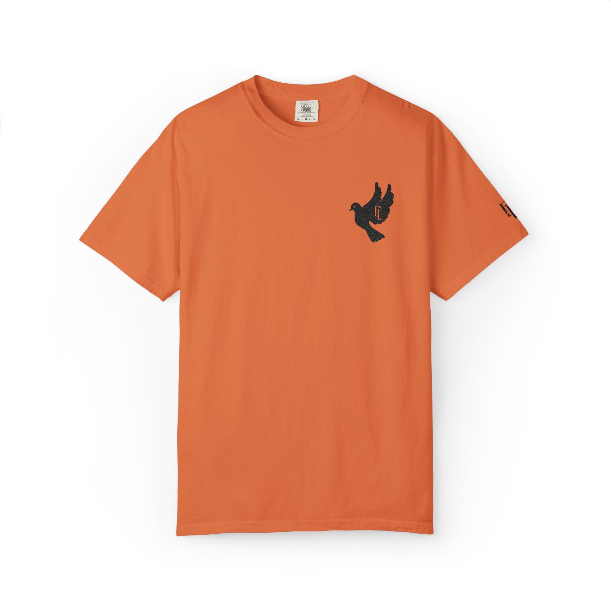 Black-F4L DOVE T-Shirts [Embroidery]