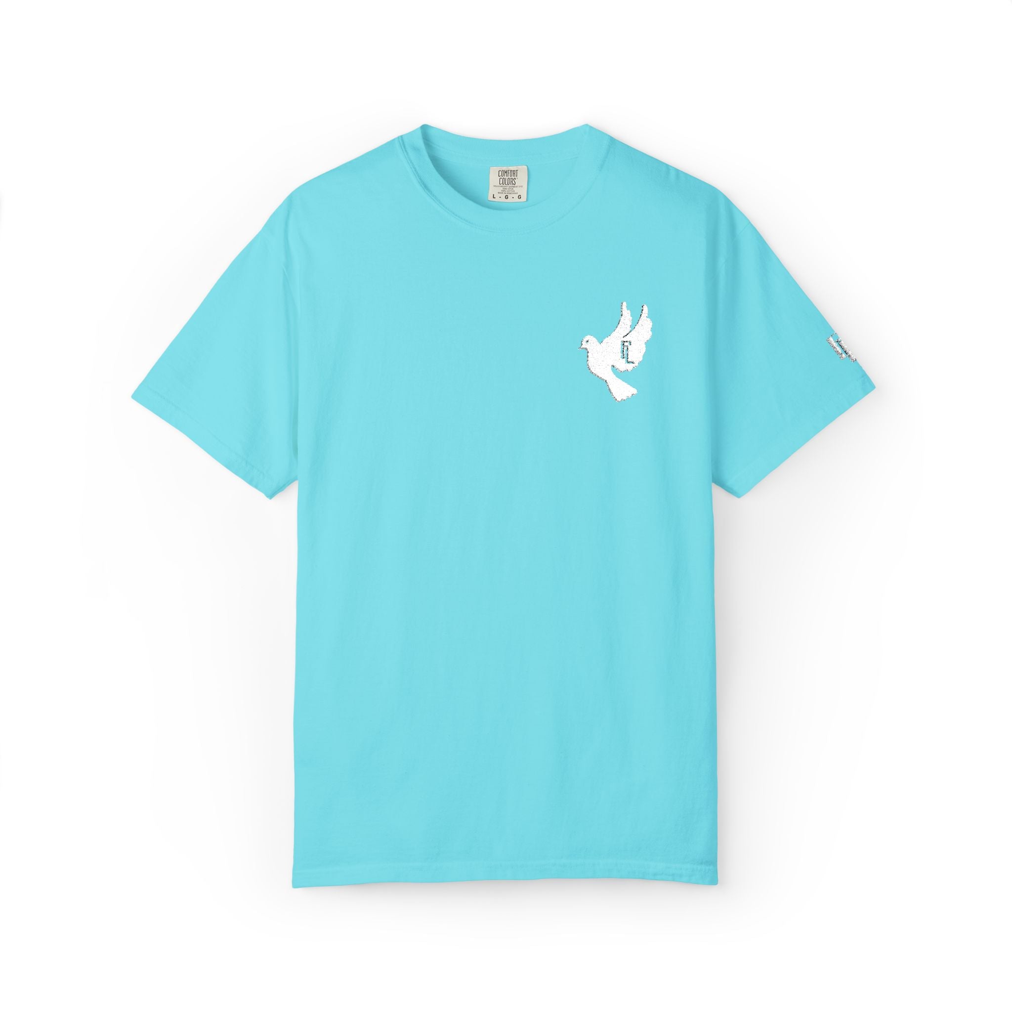 White-F4L DOVE T-Shirts [Embroidery]