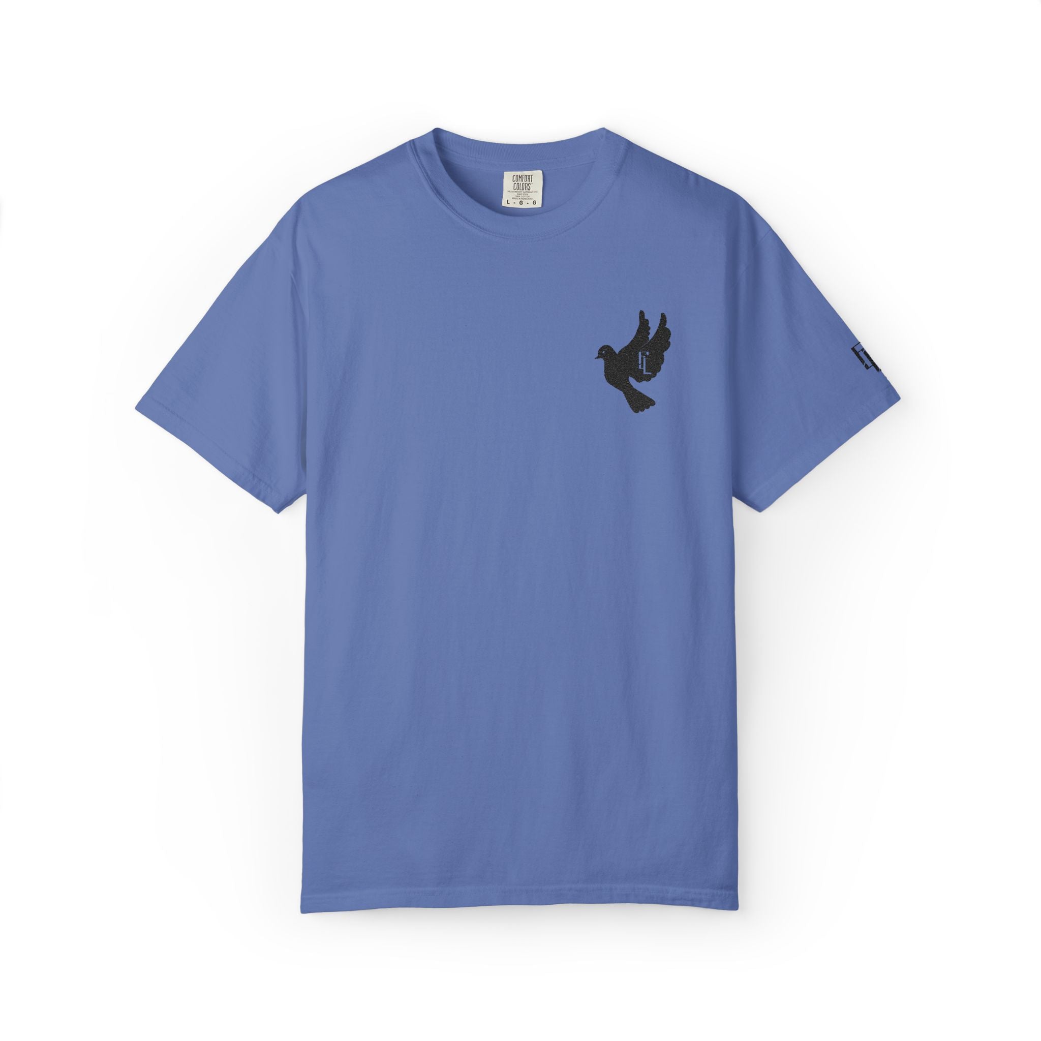 Black-F4L DOVE T-Shirts [Embroidery]