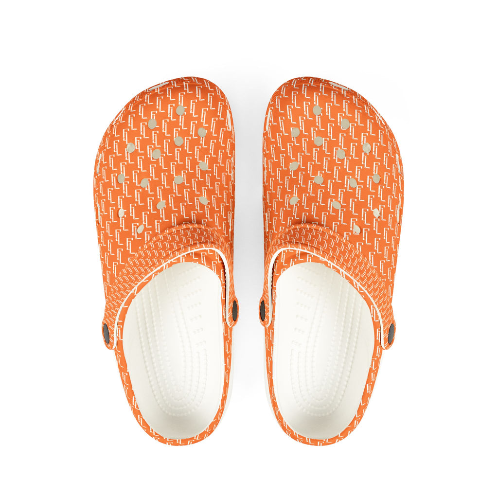 W Orange F4L EVA Adult's Foam Clogs