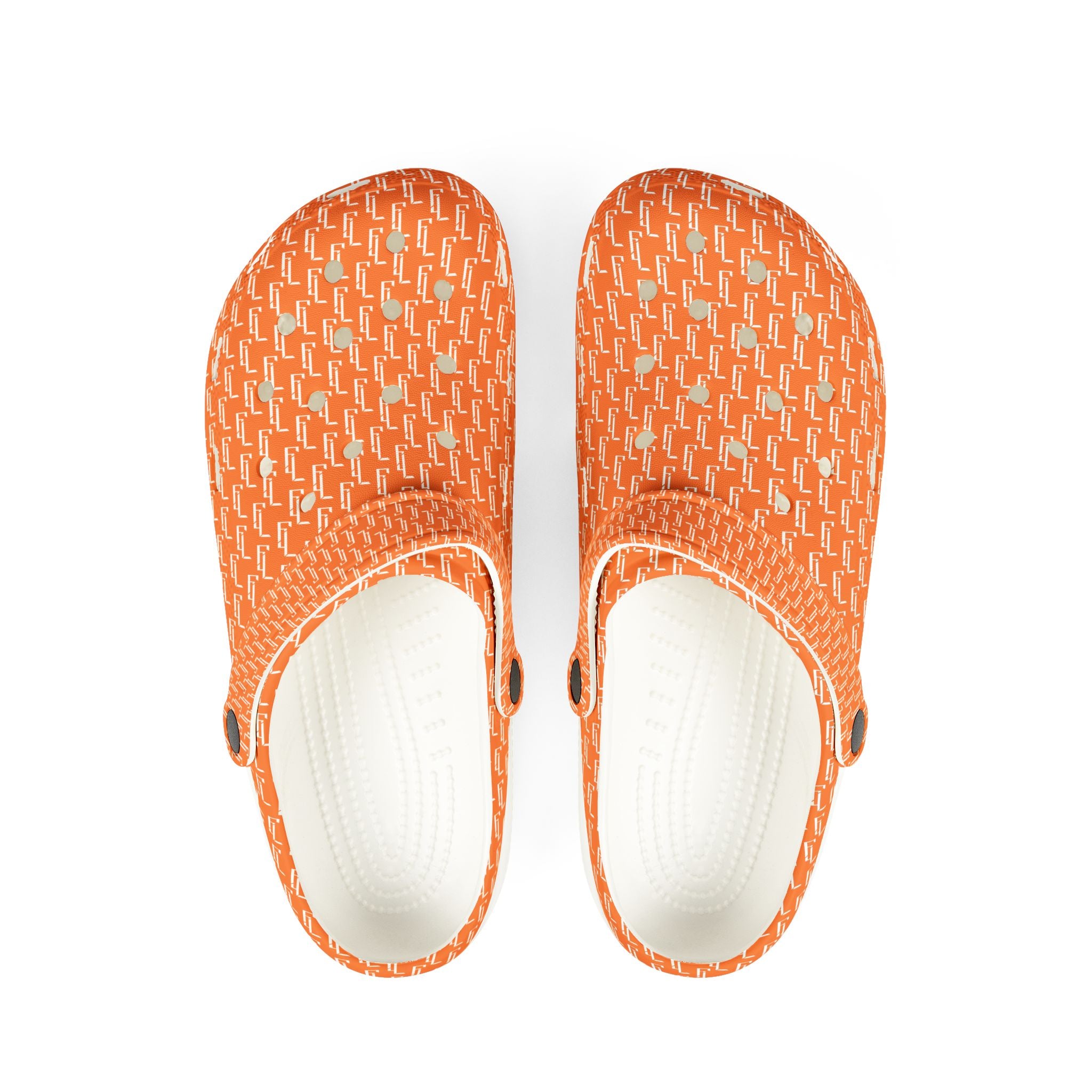 W Orange F4L EVA Adult's Foam Clogs