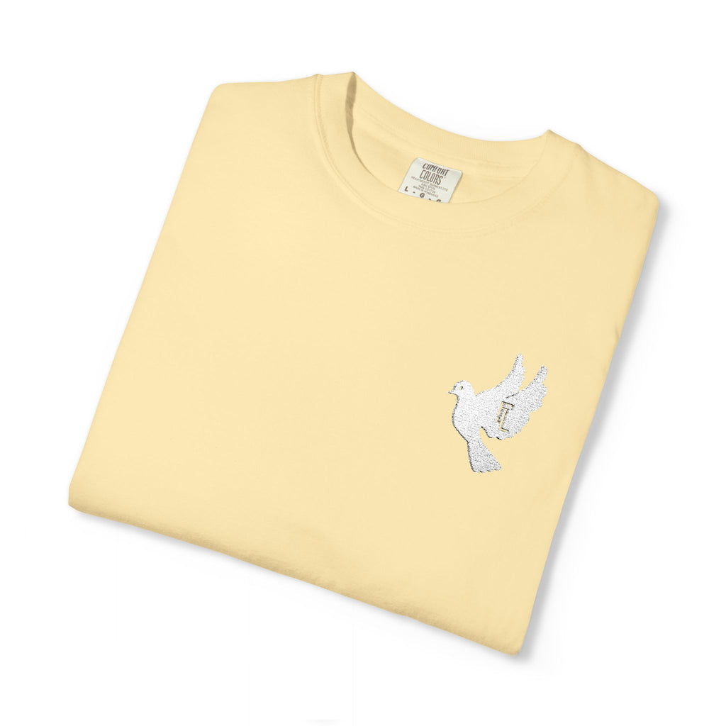 White-F4L DOVE T-Shirts [Embroidery]