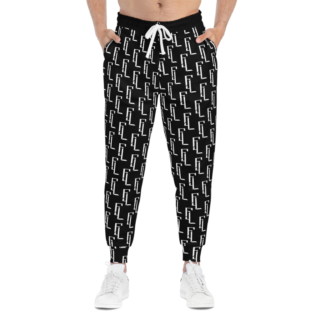 Black F4L Men's Athletic Joggers