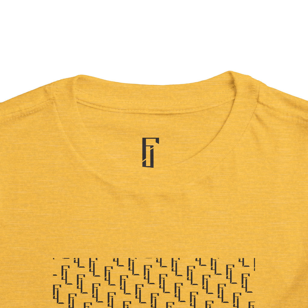 Black-F4L Toddler Short Sleeve Tee