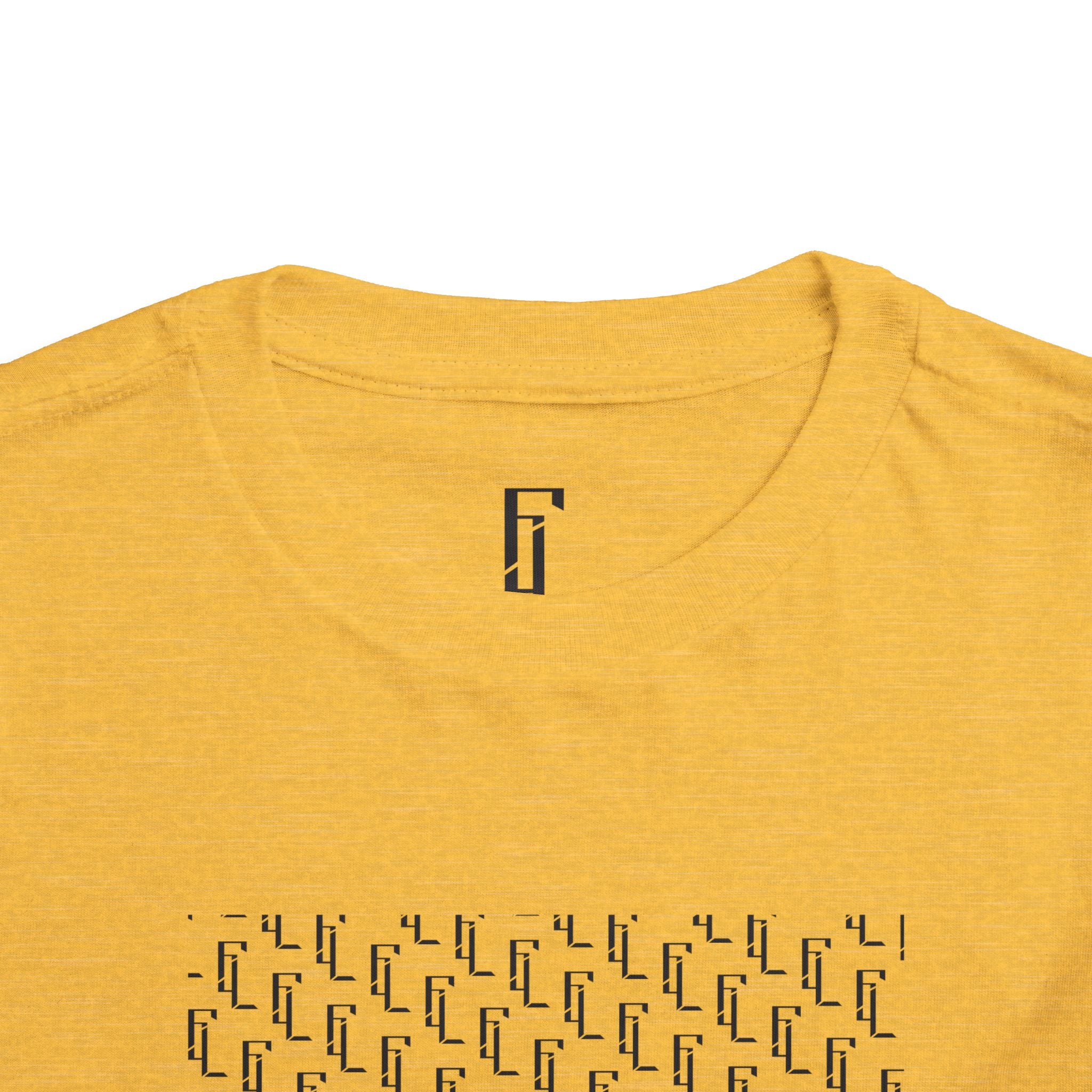 Black-F4L Toddler Short Sleeve Tee