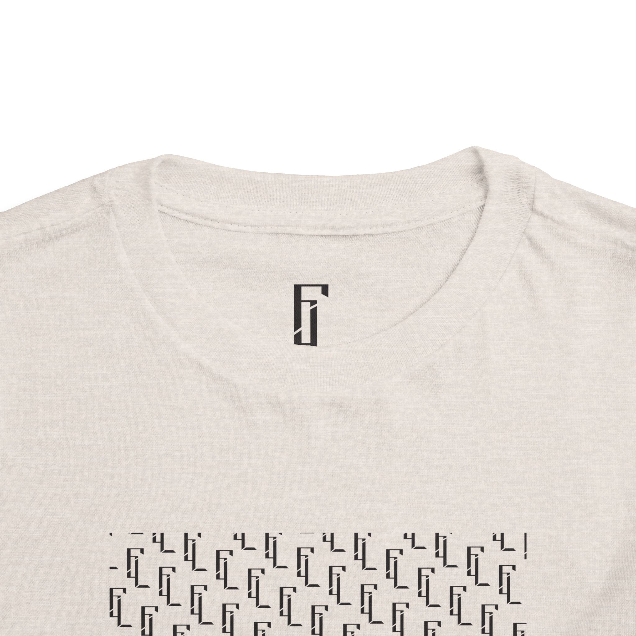 Black-F4L Toddler Short Sleeve Tee