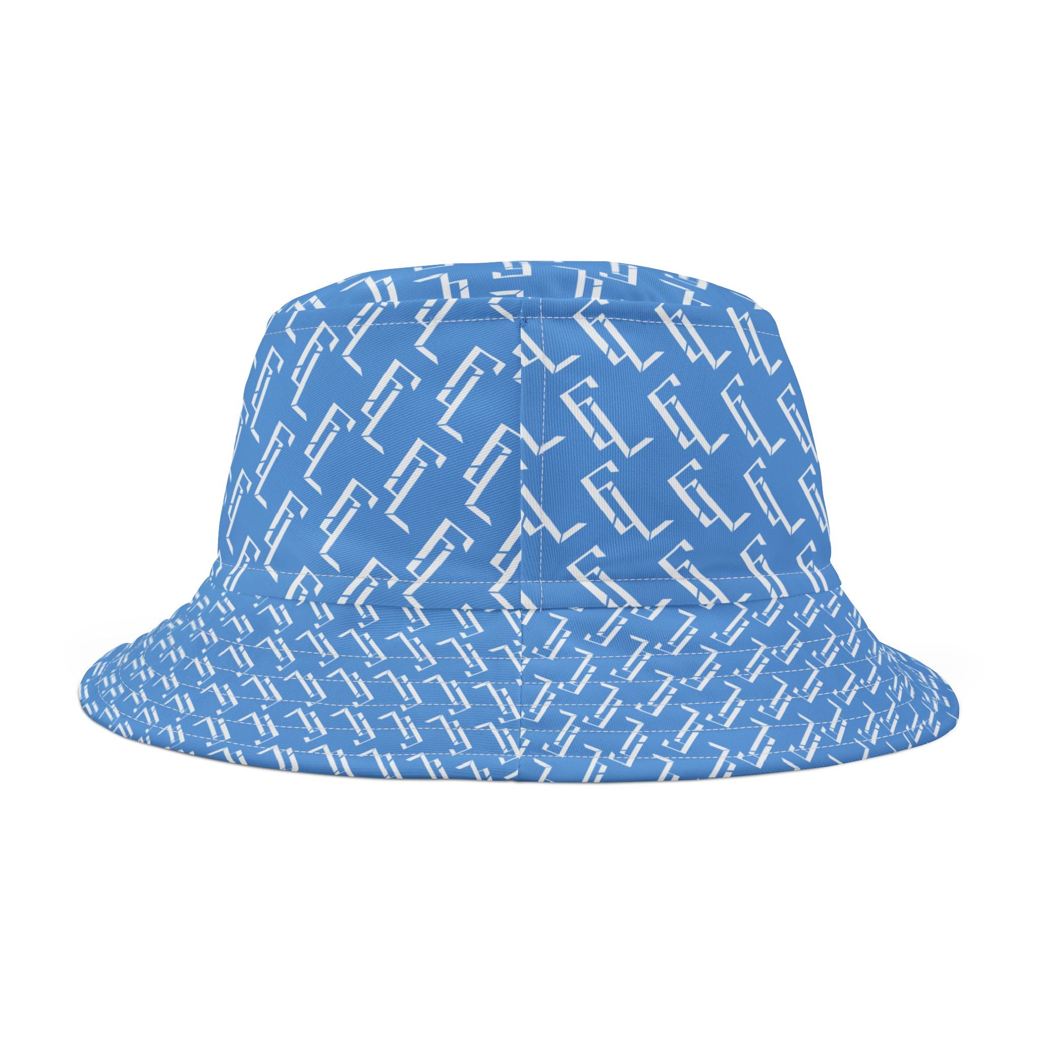 Light Blue White-F4L Bucket Hat