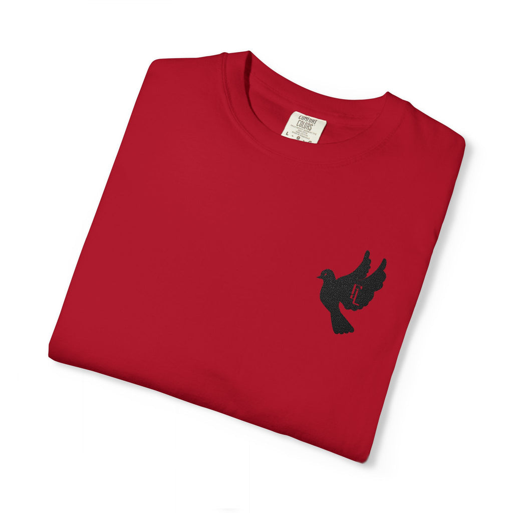 Black-F4L DOVE T-Shirts [Embroidery]
