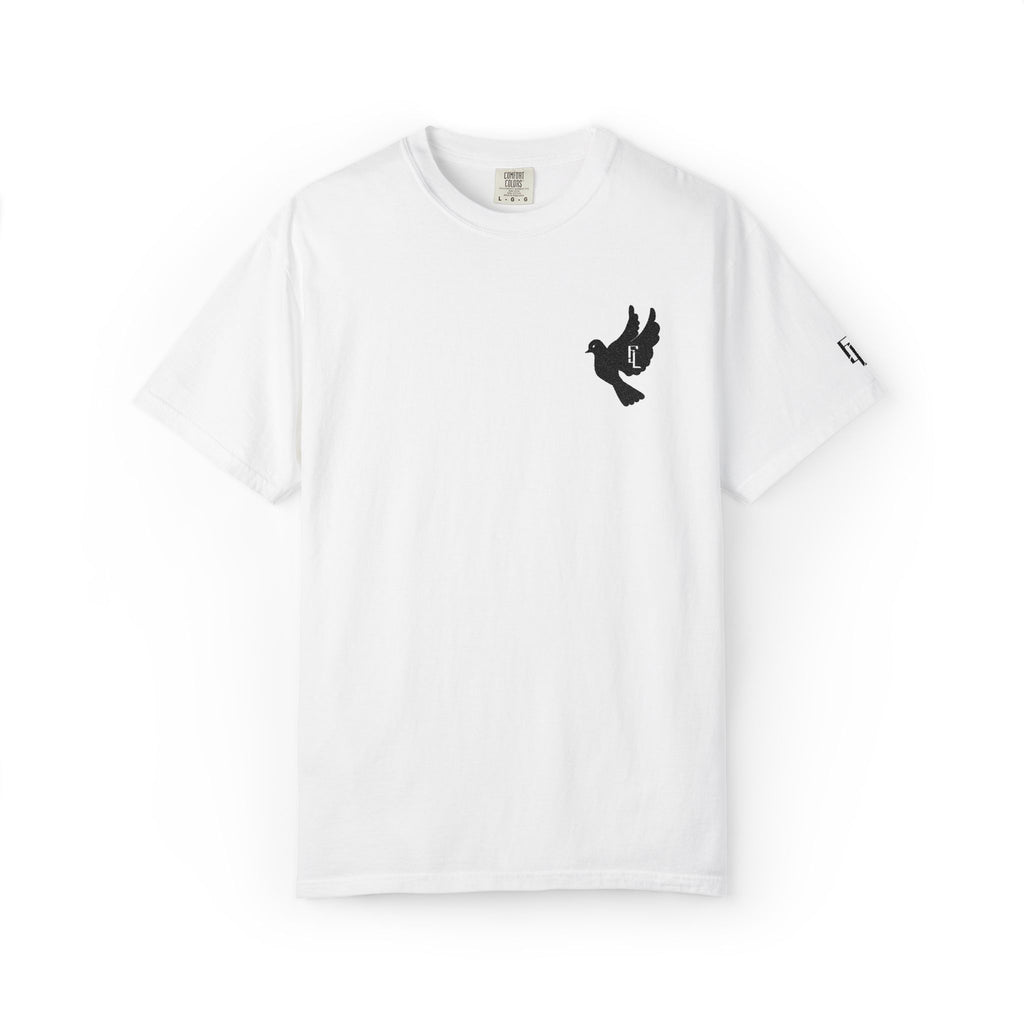 Black-F4L DOVE T-Shirts [Embroidery]