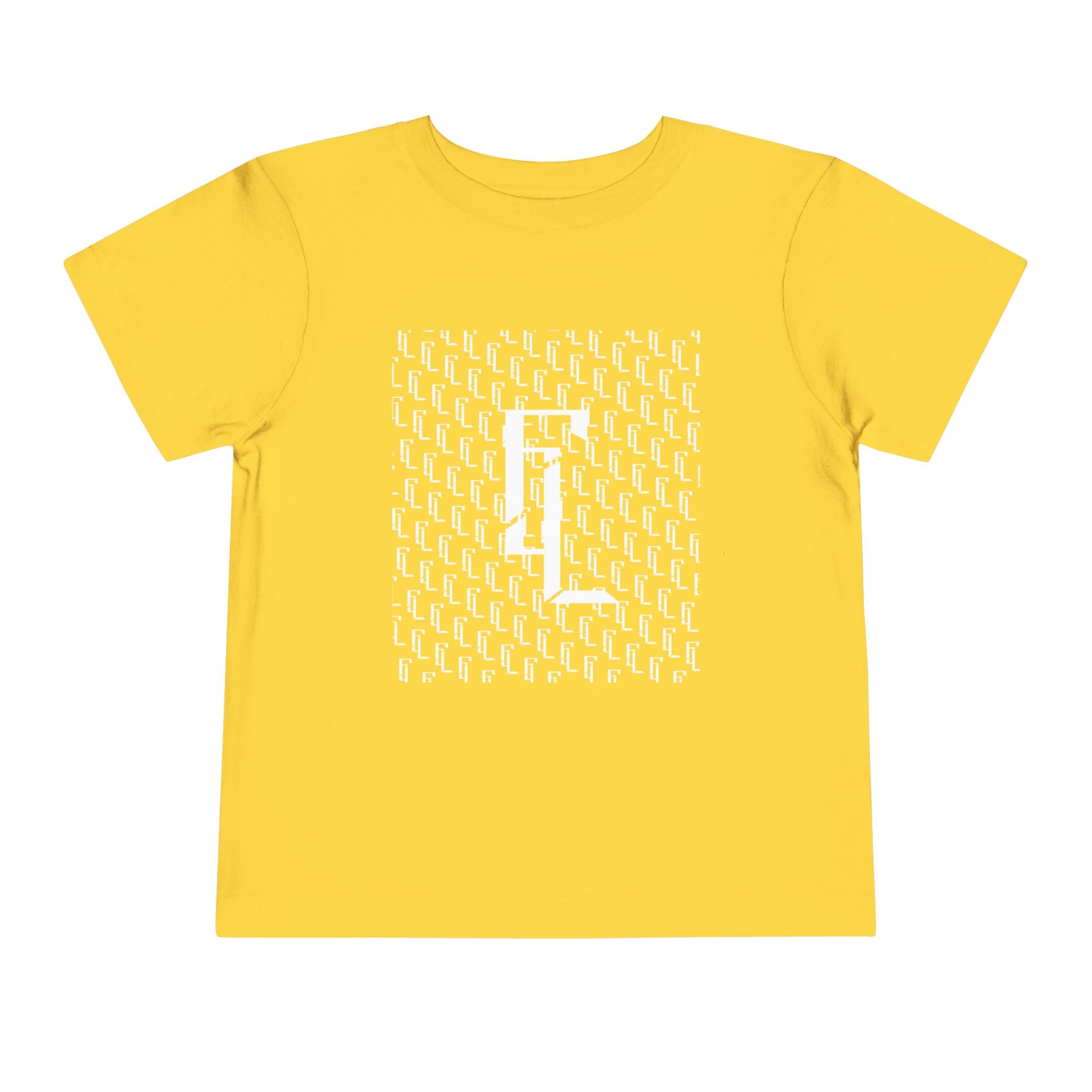 White-F4L Toddler Short Sleeve Tee