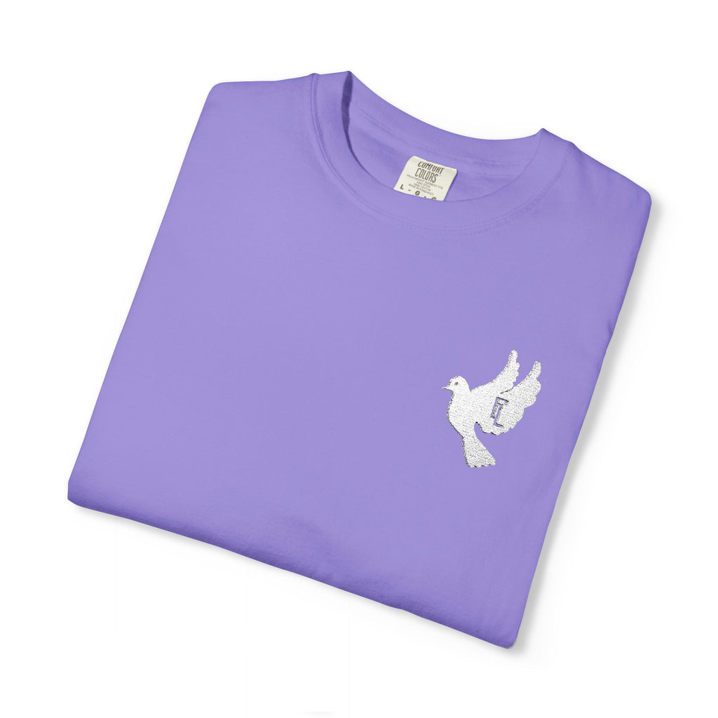 White-F4L DOVE T-Shirts [Embroidery]