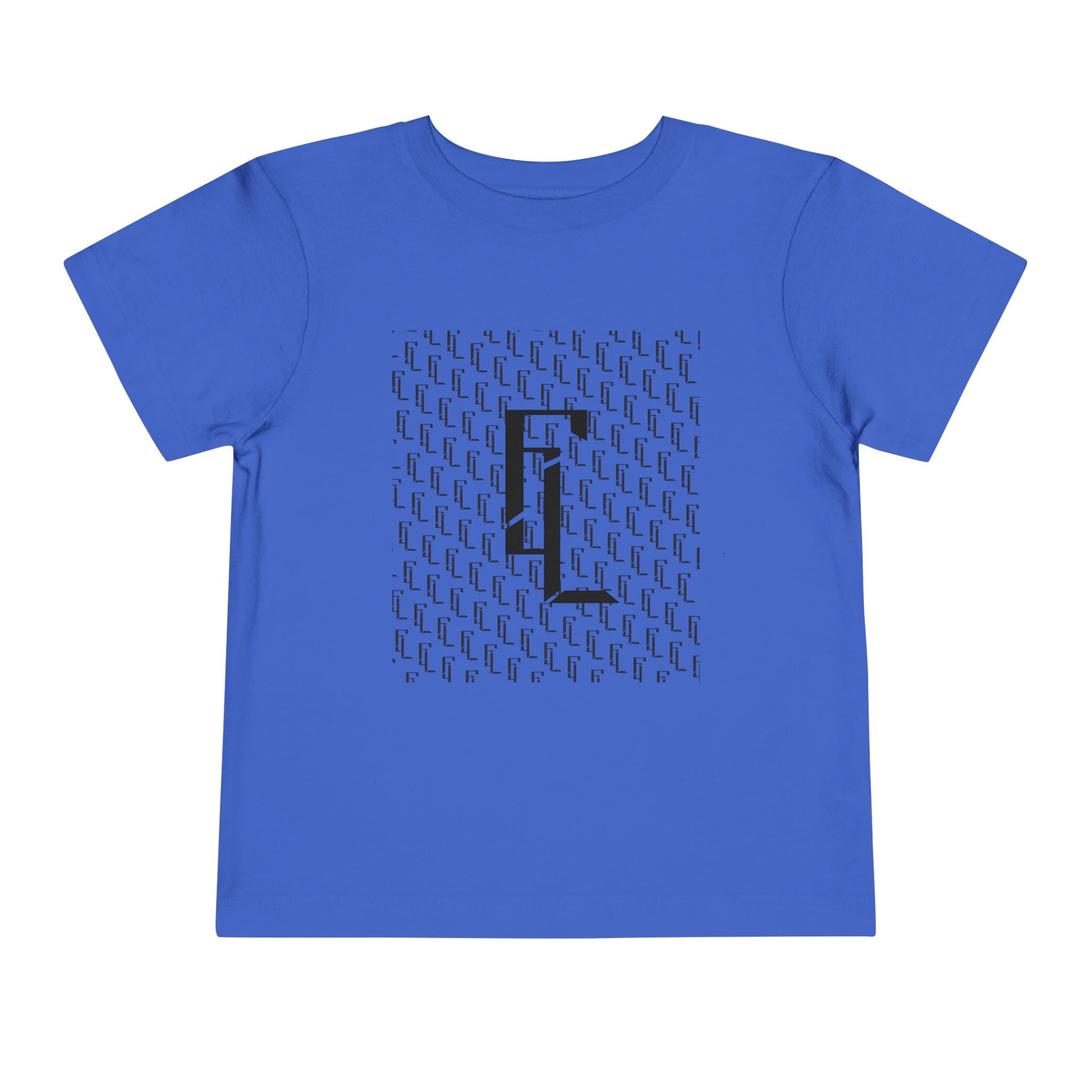 Black-F4L Toddler Short Sleeve Tee