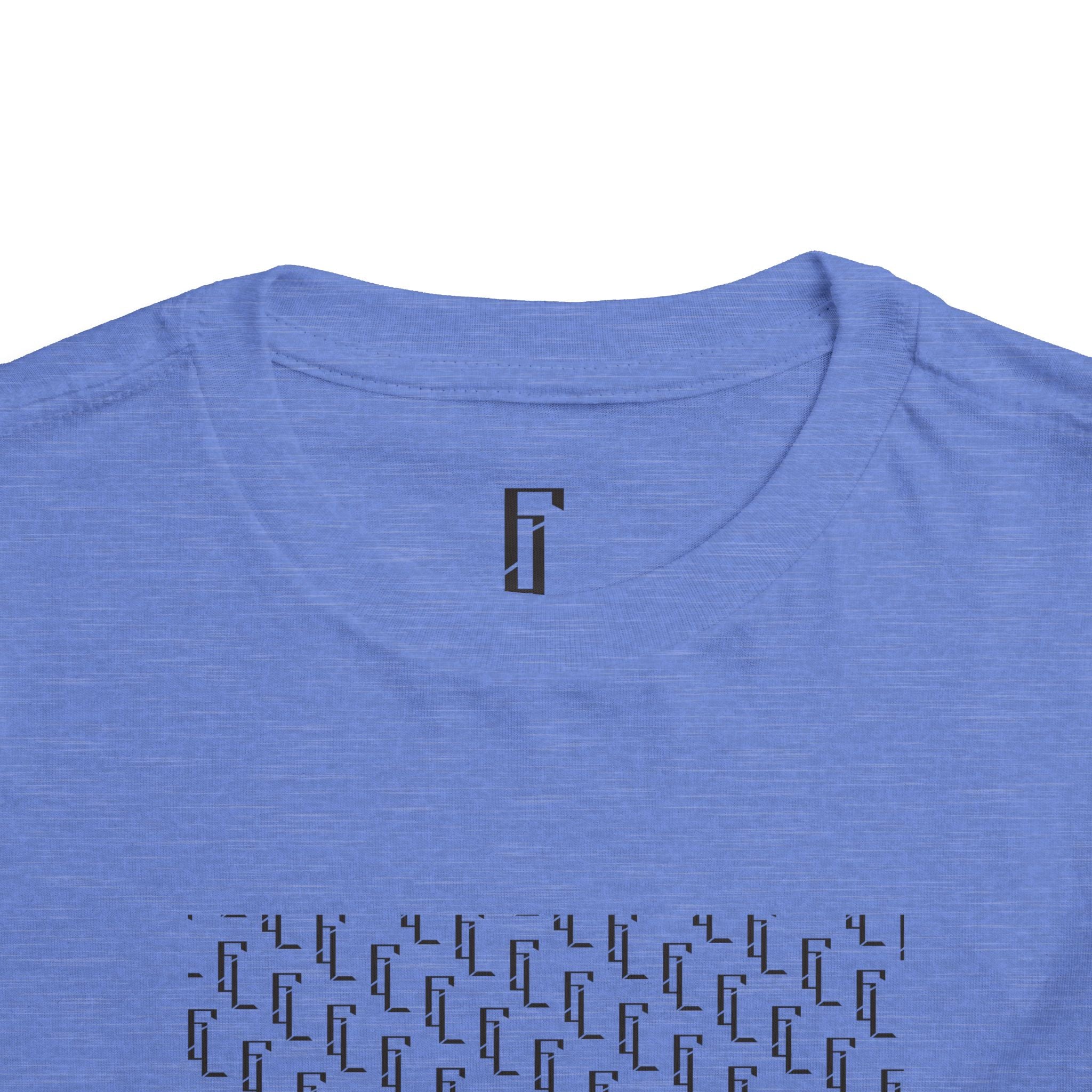 Black-F4L Toddler Short Sleeve Tee