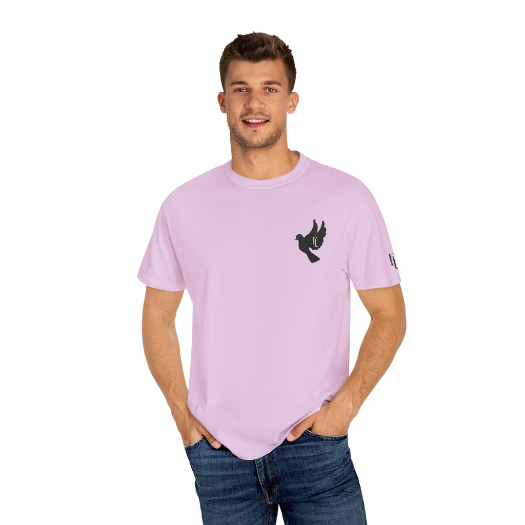 Black-F4L DOVE T-Shirts [Embroidery]