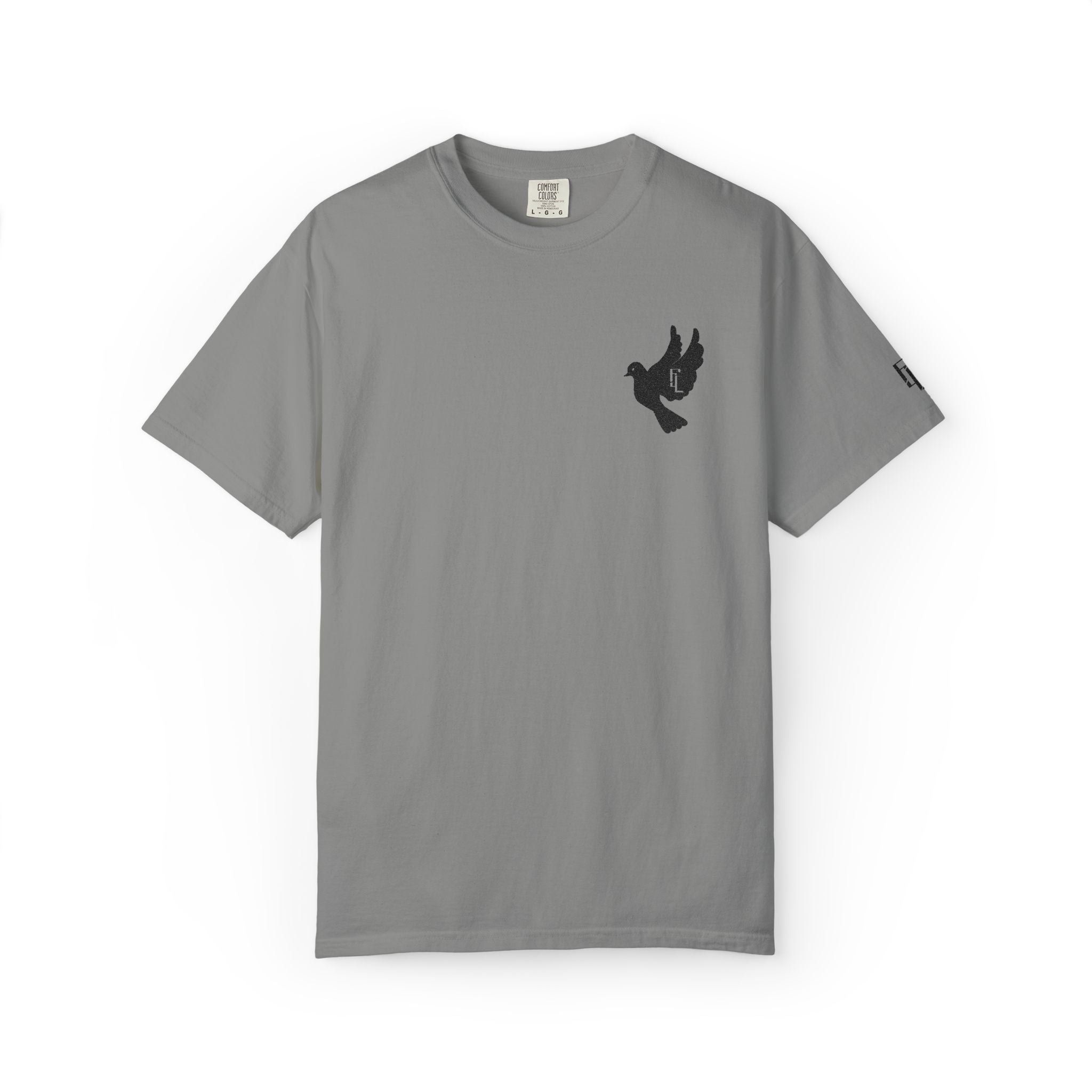 Black-F4L DOVE T-Shirts [Embroidery]