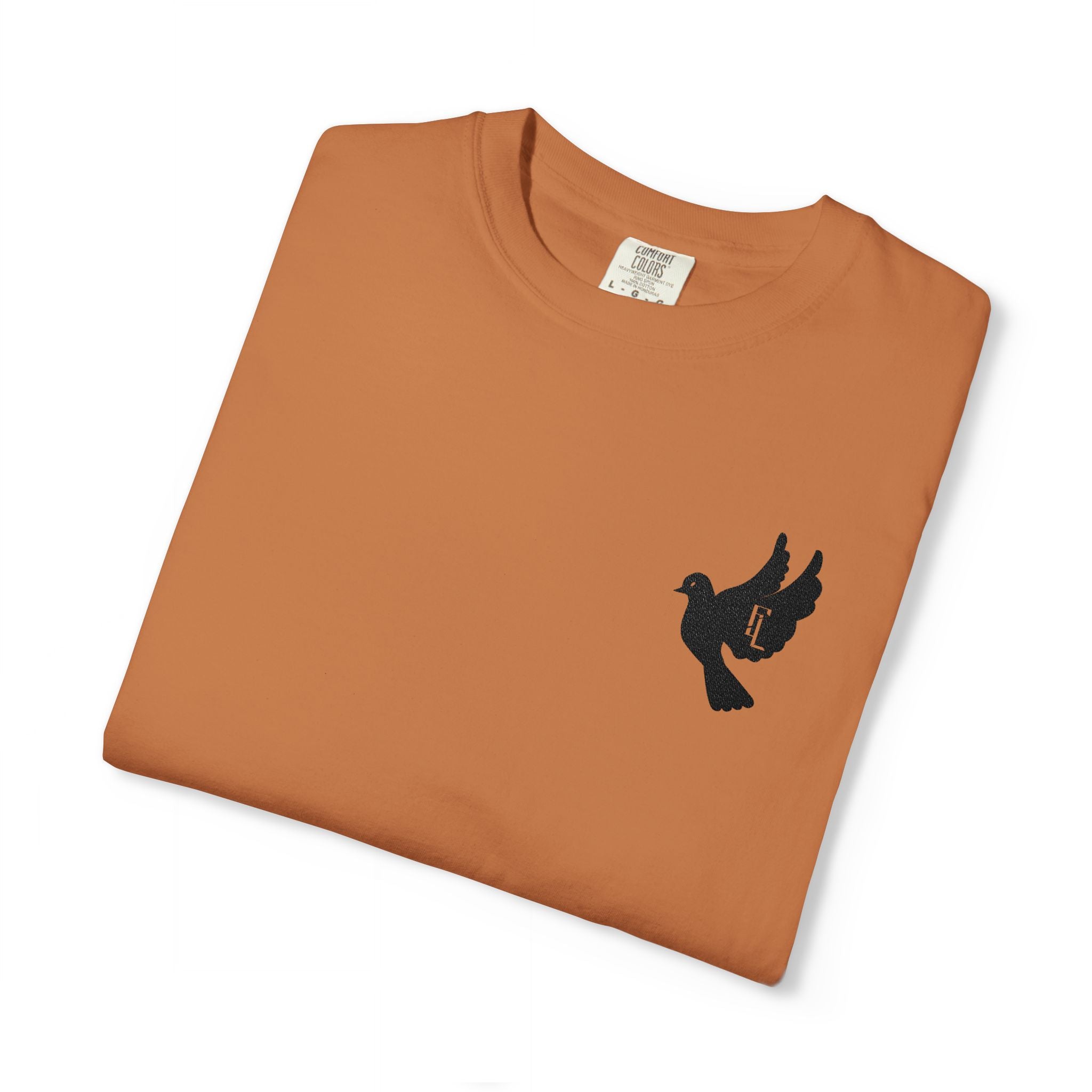 Black-F4L DOVE T-Shirts [Embroidery]