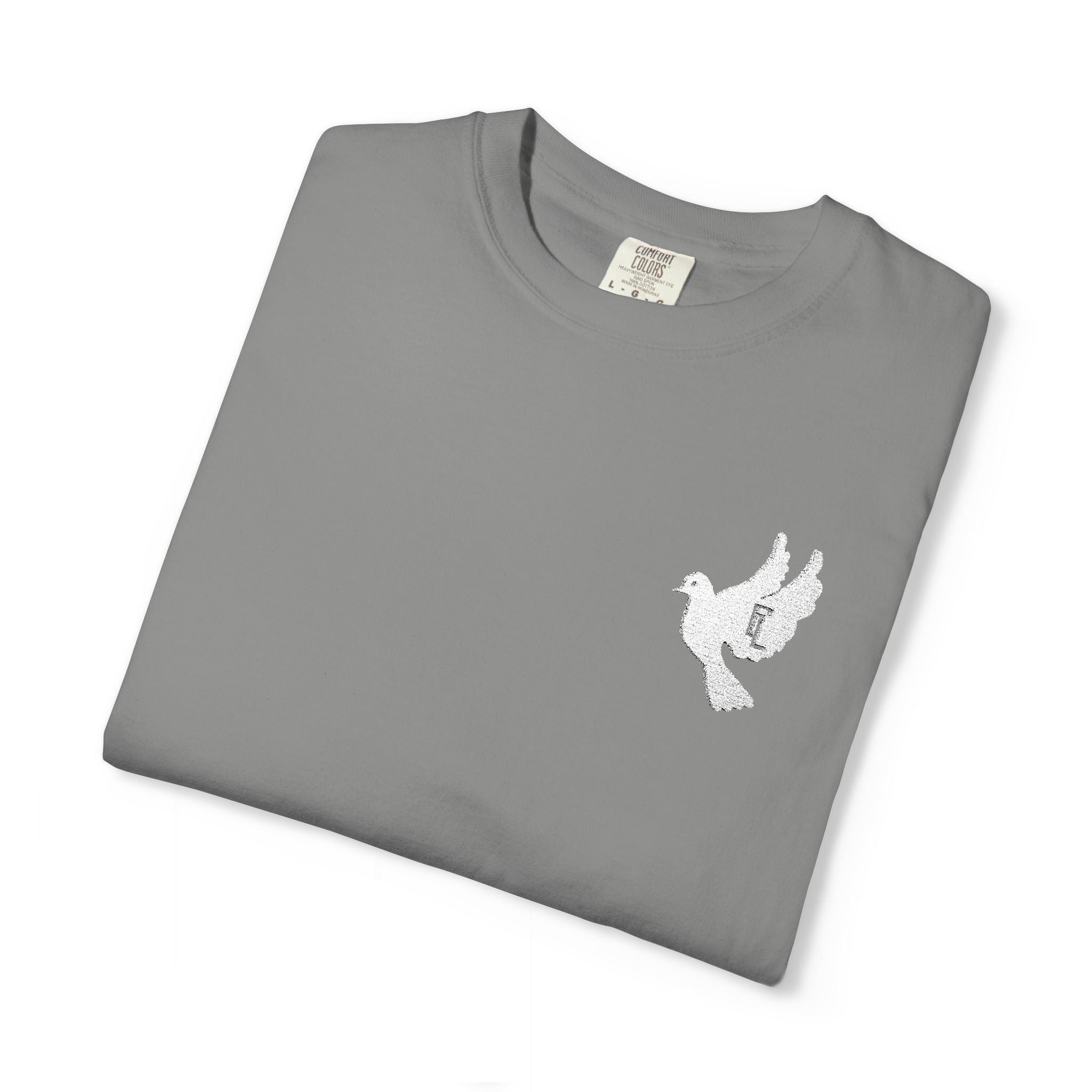 White-F4L DOVE T-Shirts [Embroidery]