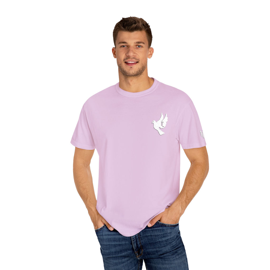 White-F4L DOVE T-Shirts [Embroidery]