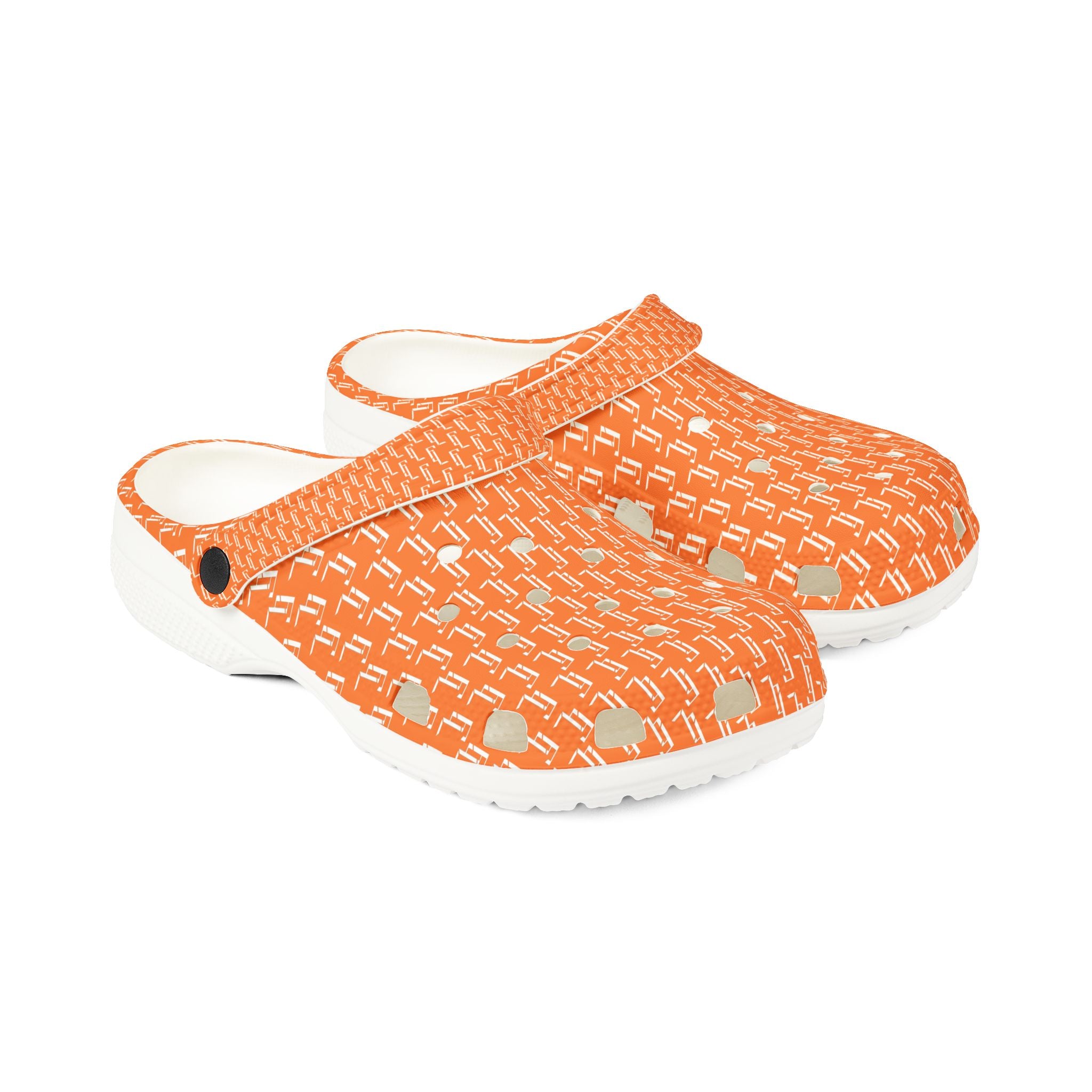 W Orange F4L EVA Adult's Foam Clogs