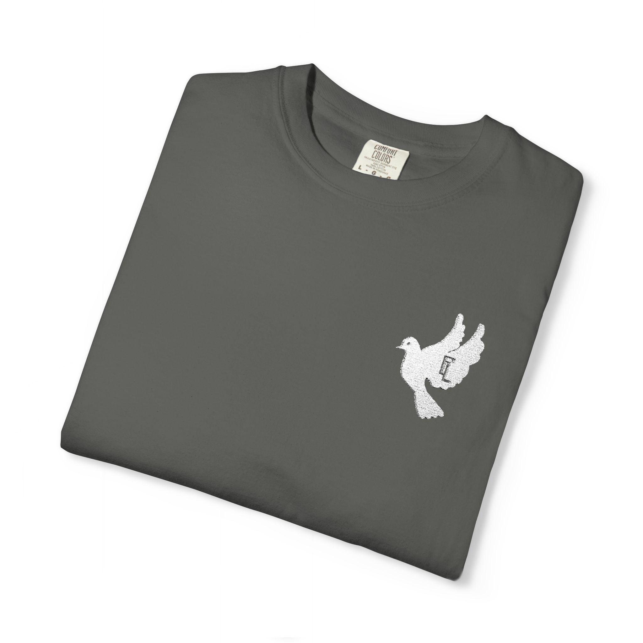White-F4L DOVE T-Shirts [Embroidery]