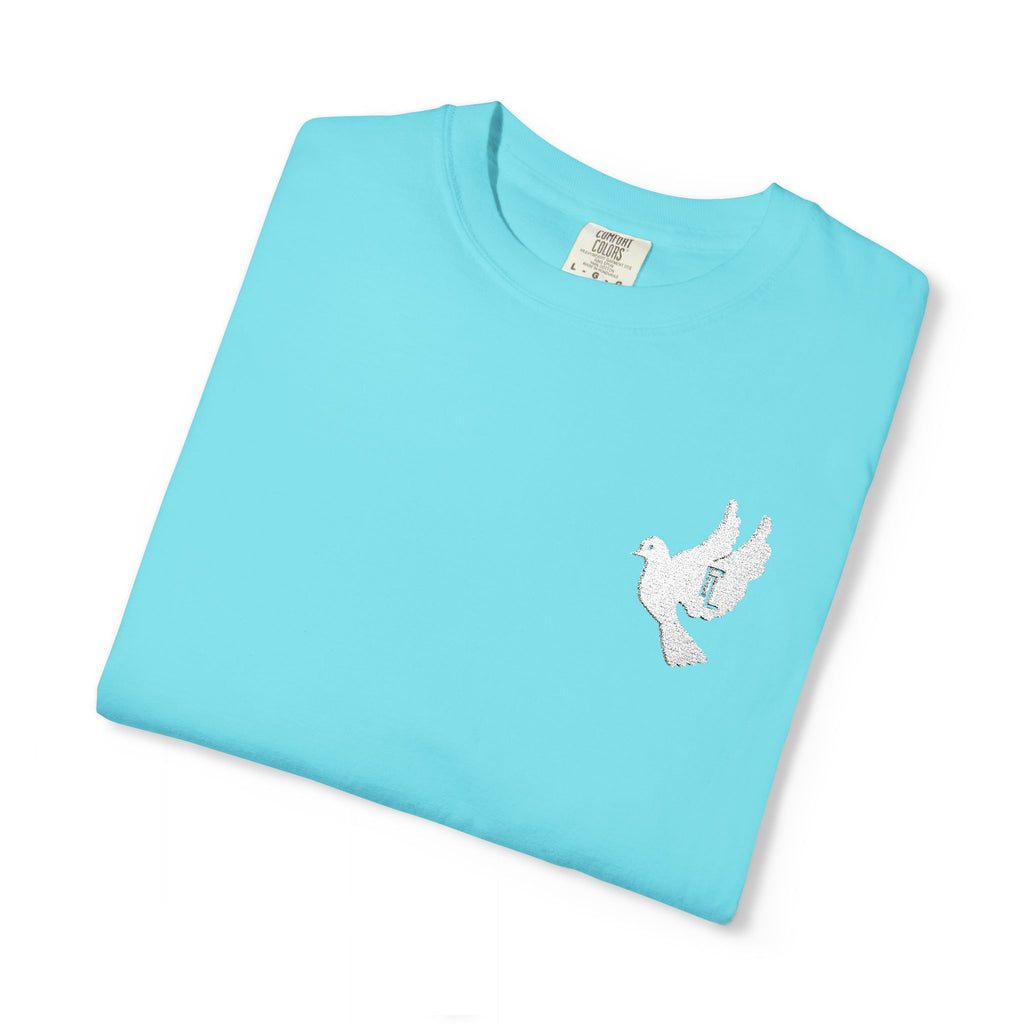 White-F4L DOVE T-Shirts [Embroidery]