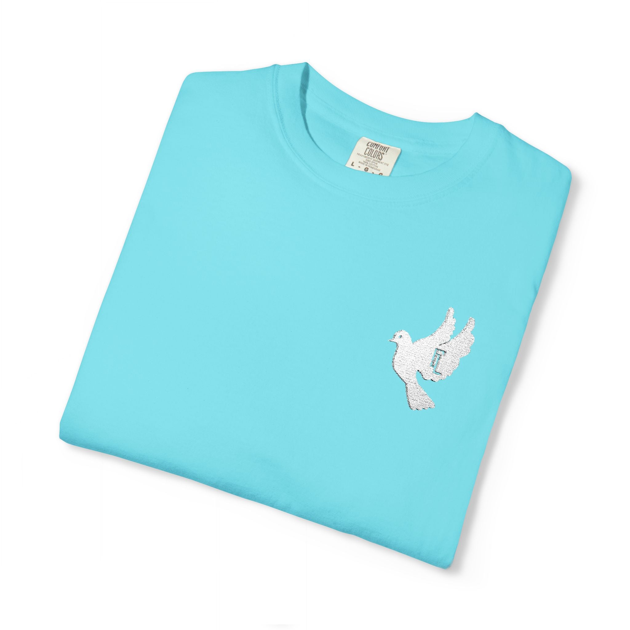 White-F4L DOVE T-Shirts [Embroidery]