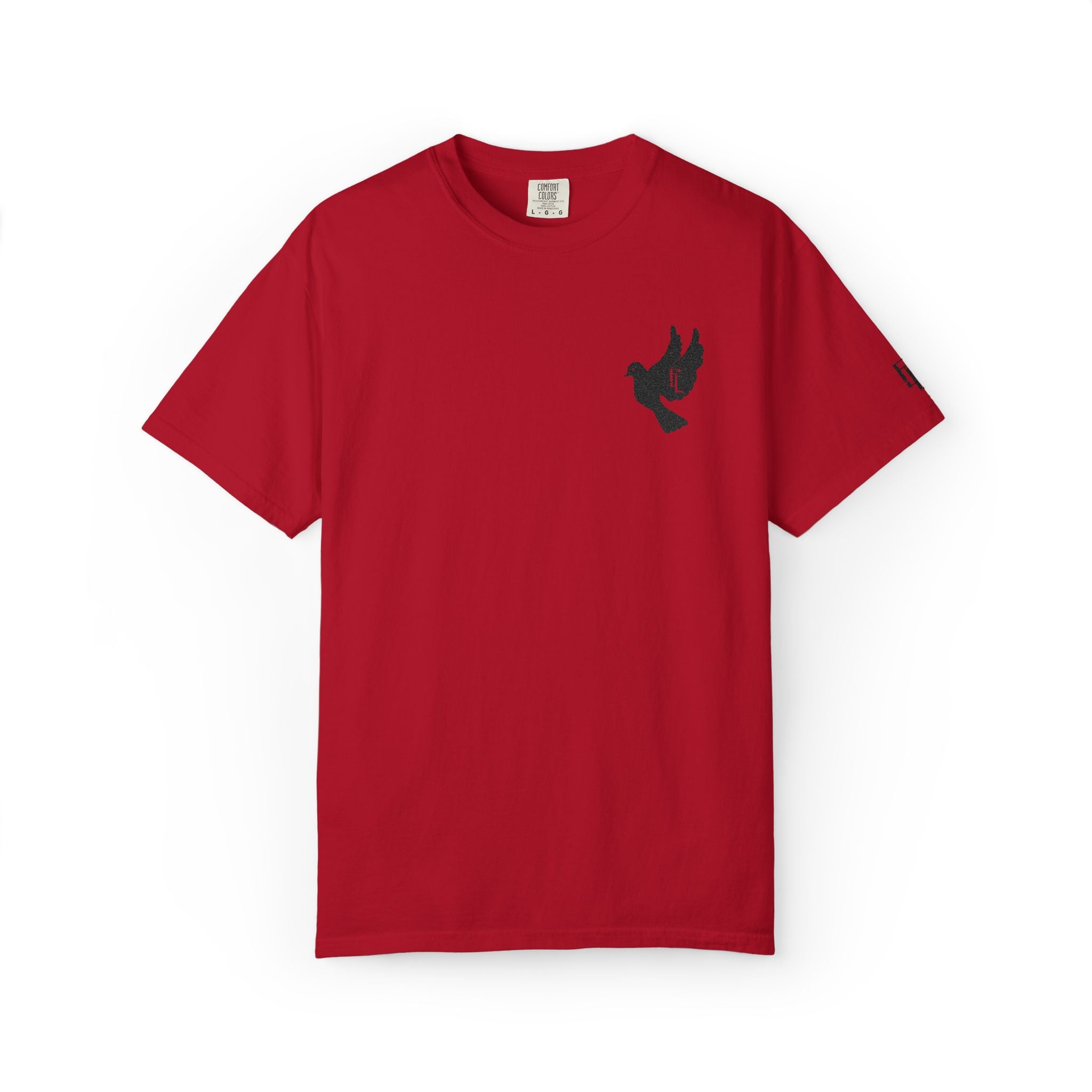 Black-F4L DOVE T-Shirts [Embroidery]