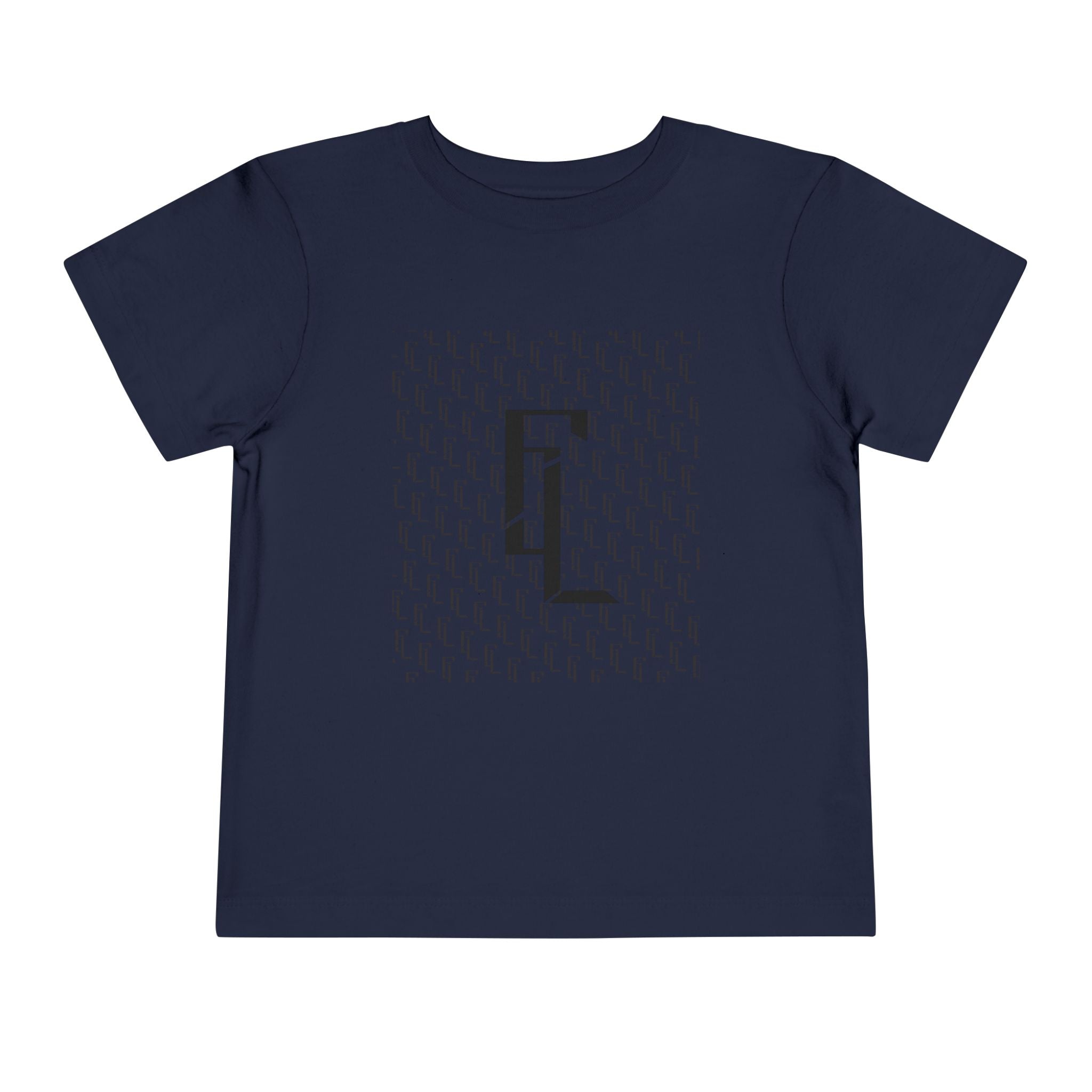 Black-F4L Toddler Short Sleeve Tee