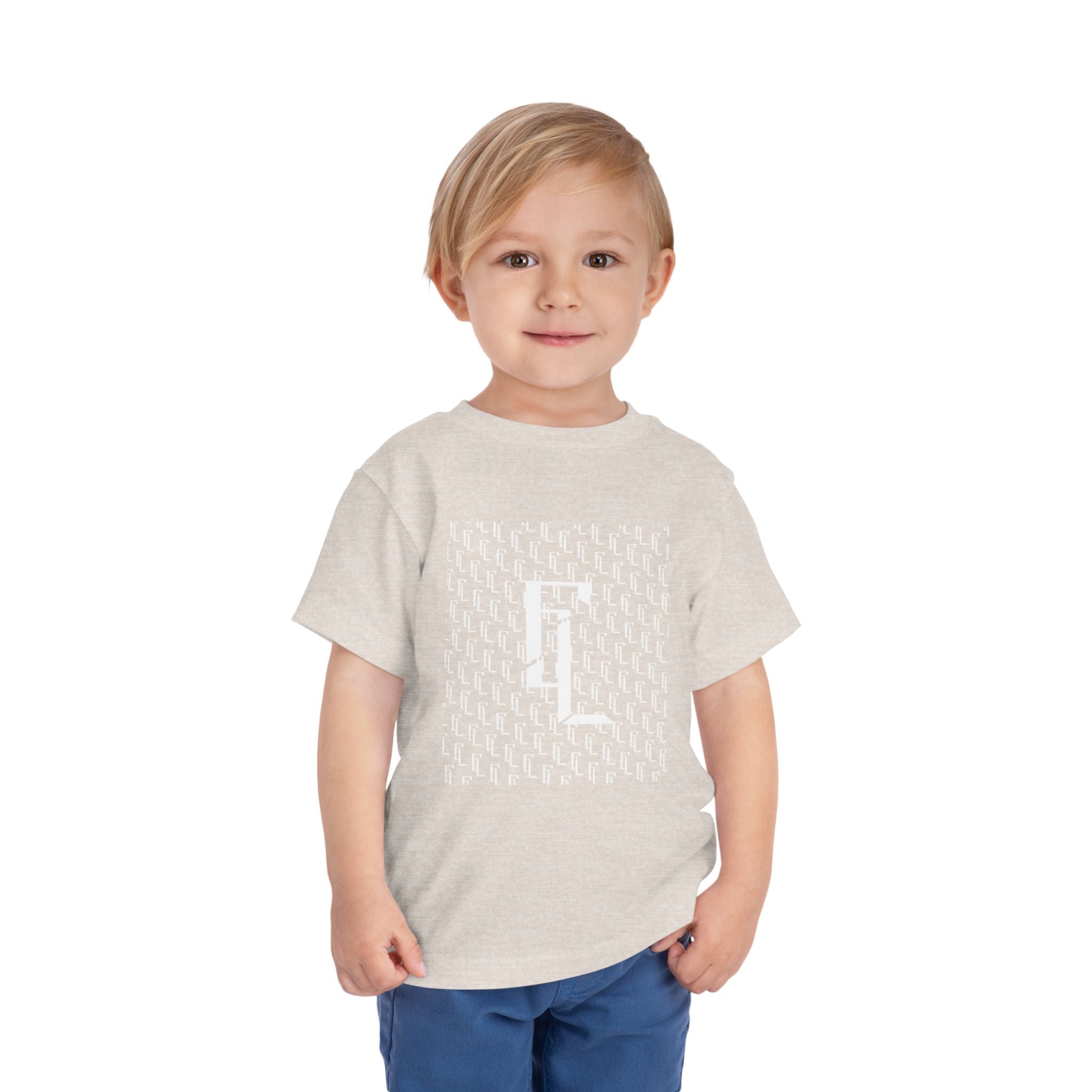 White-F4L Toddler Short Sleeve Tee