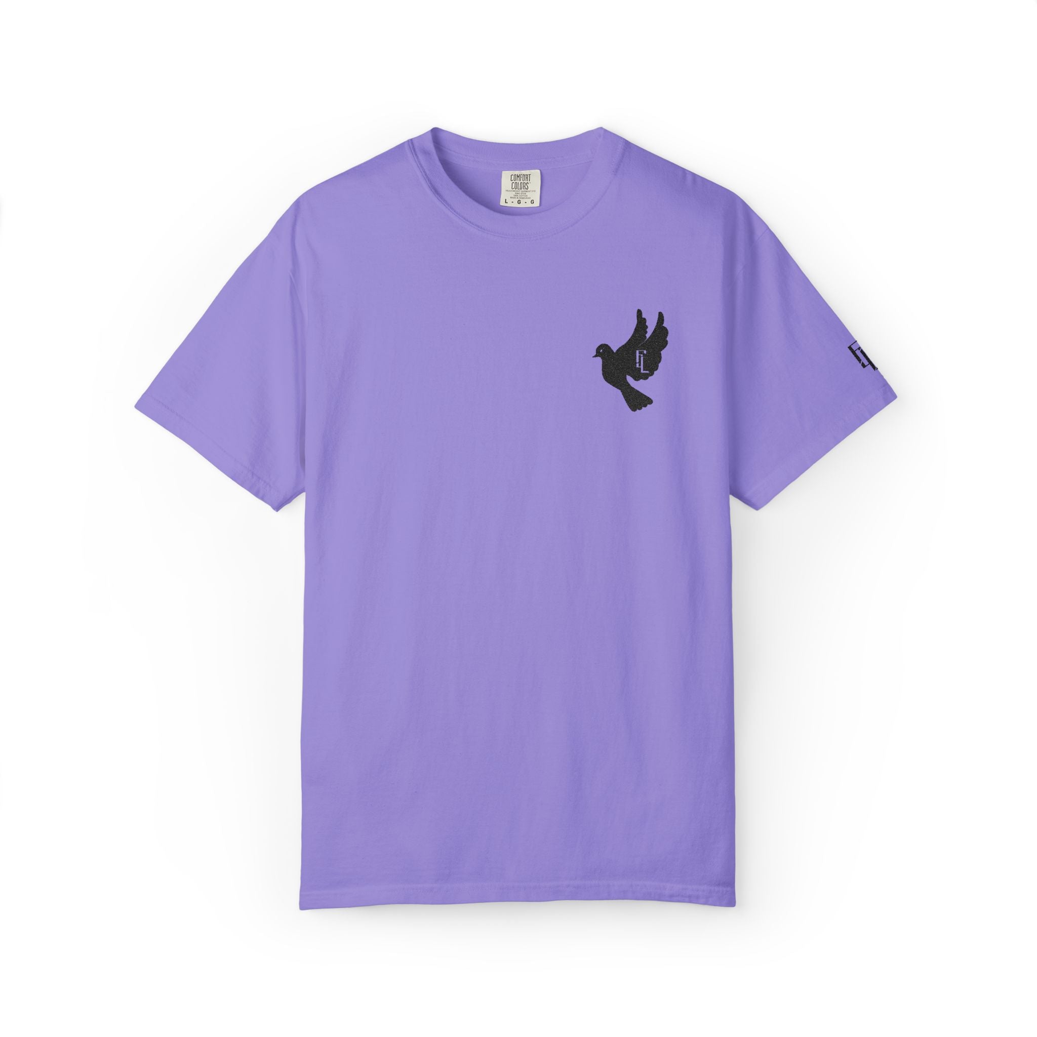 Black-F4L DOVE T-Shirts [Embroidery]