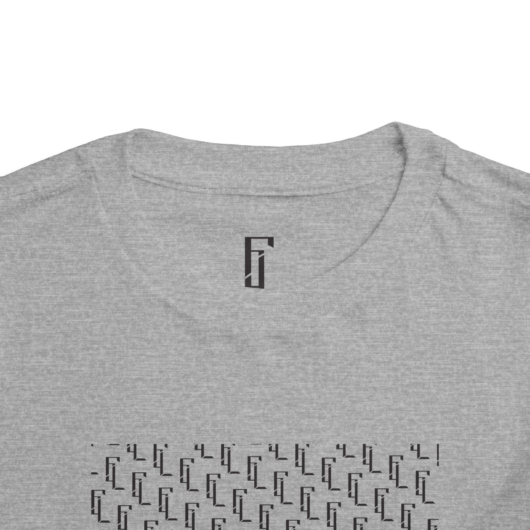 Black-F4L Toddler Short Sleeve Tee