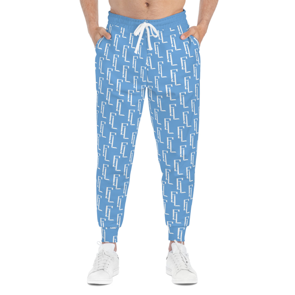 Light Blue F4L Men's Athletic Joggers