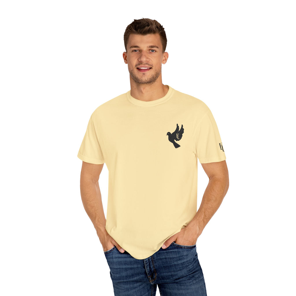Black-F4L DOVE T-Shirts [Embroidery]