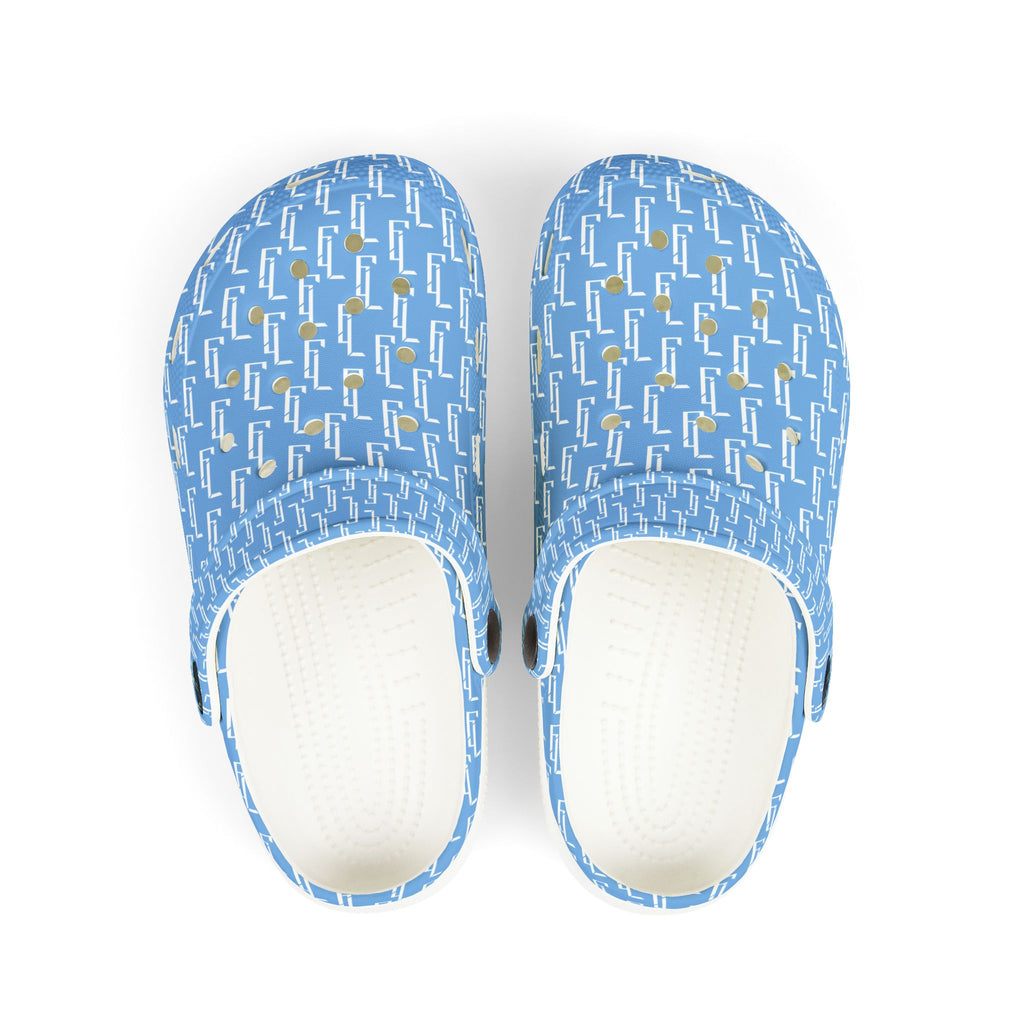 W  Light Blue F4L Kid's EVA Foam Clogs