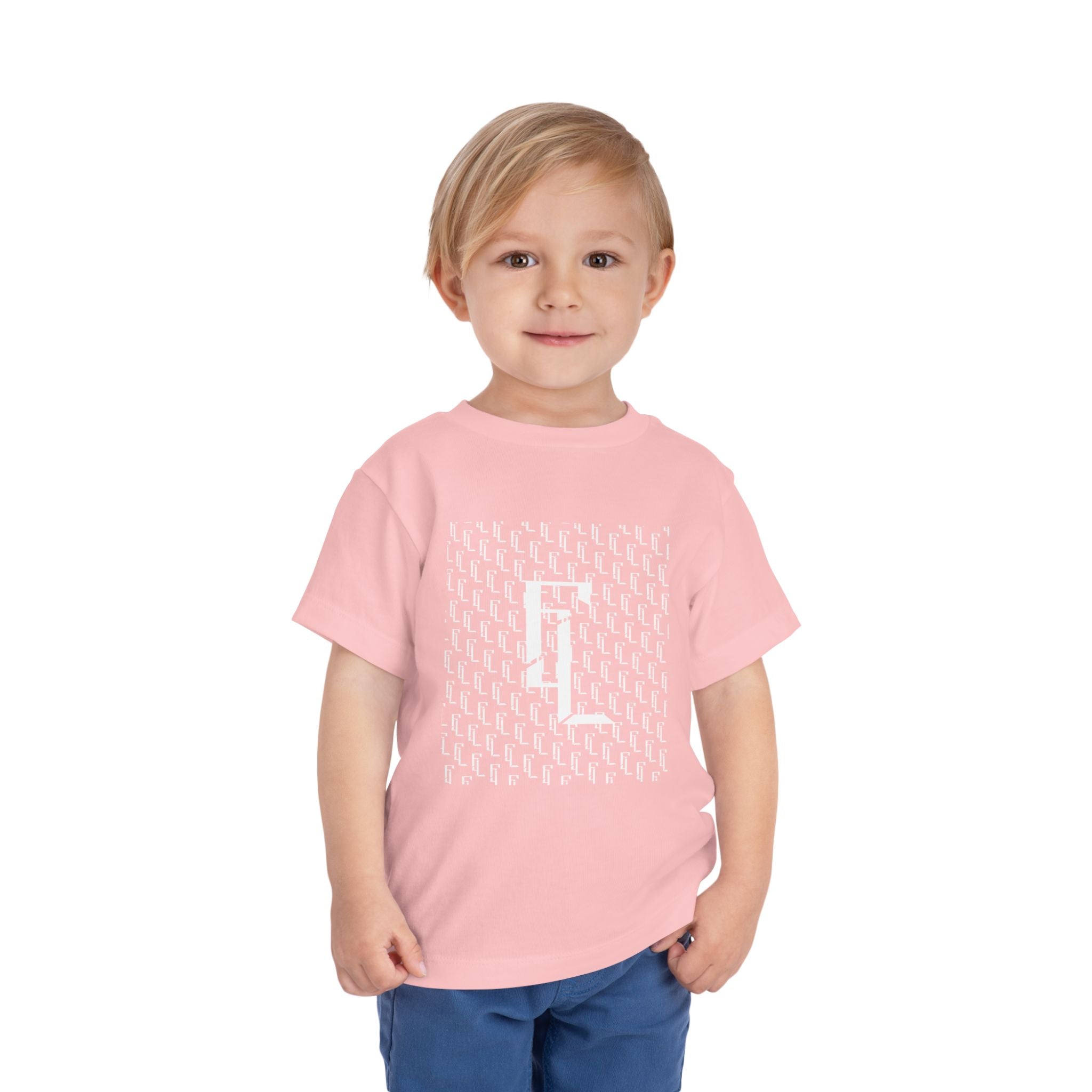 White-F4L Toddler Short Sleeve Tee
