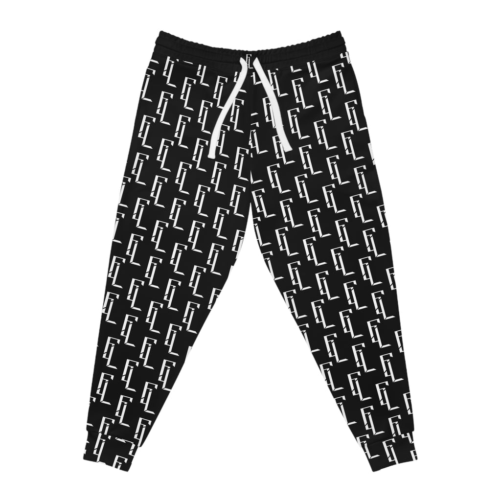 Black F4L Men's Athletic Joggers