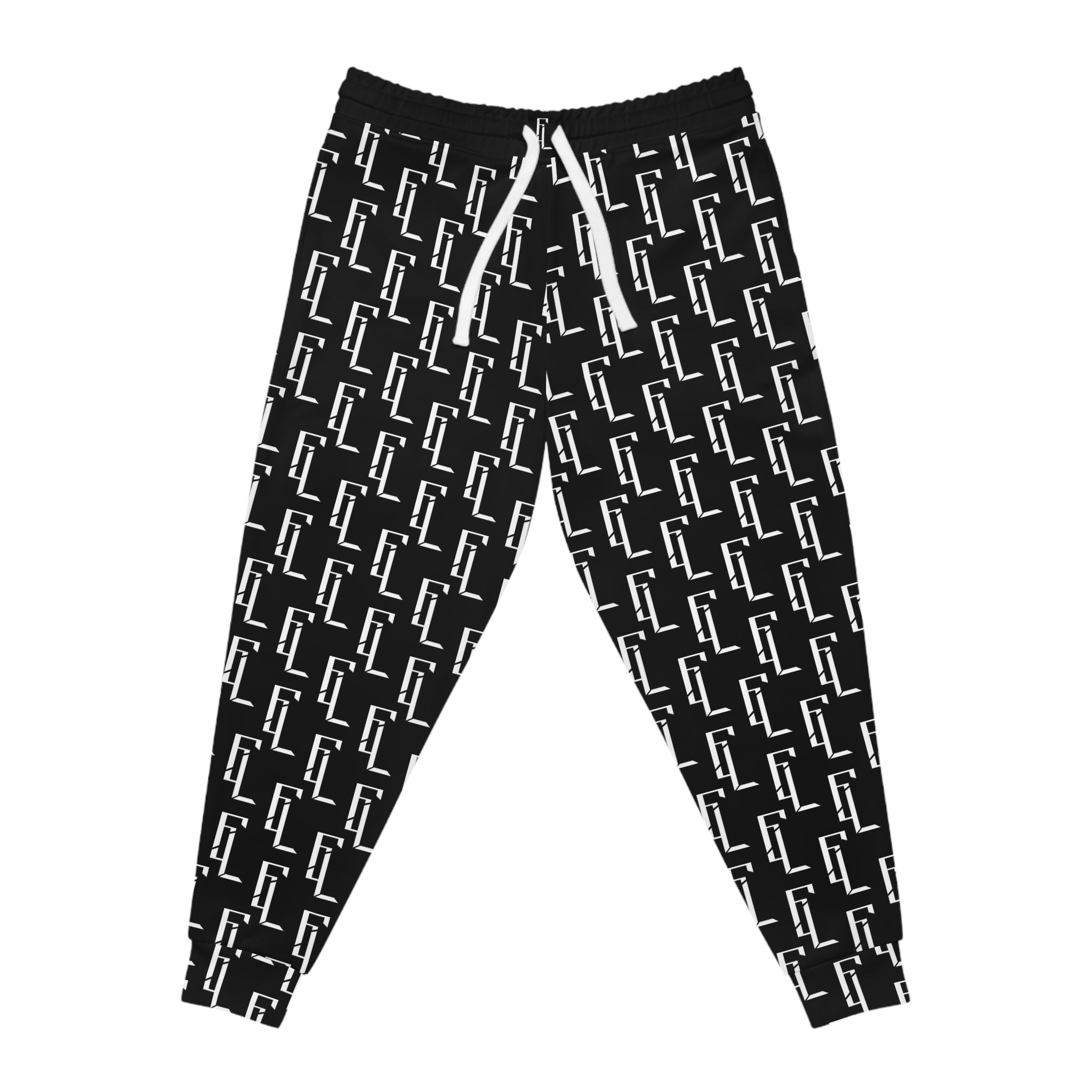 Black F4L Men's Athletic Joggers