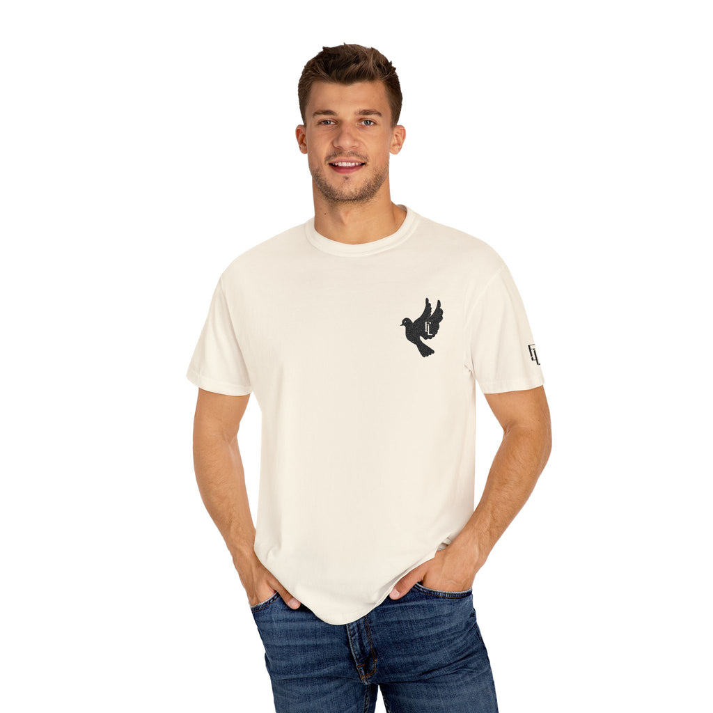 Black-F4L DOVE T-Shirts [Embroidery]