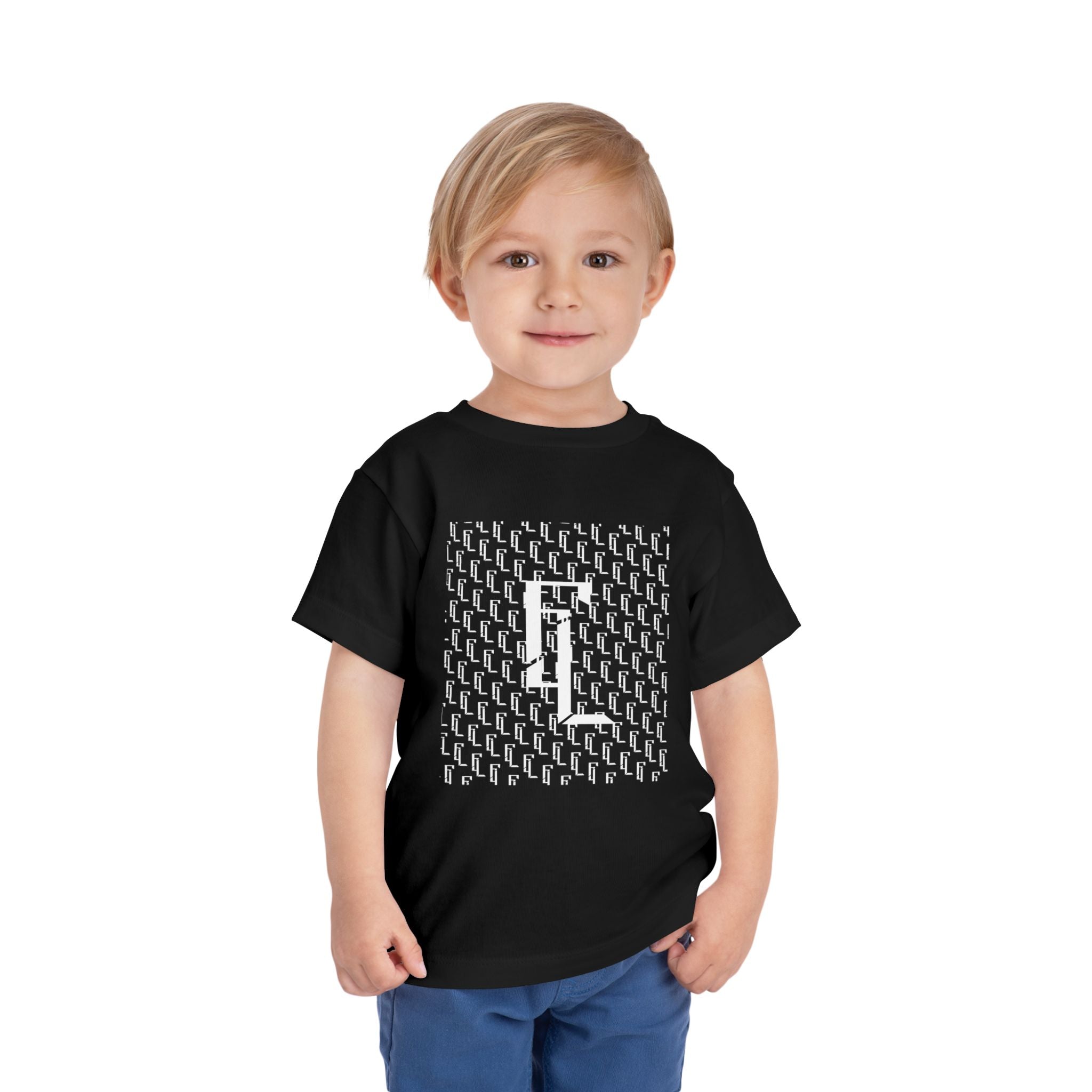 White-F4L Toddler Short Sleeve Tee