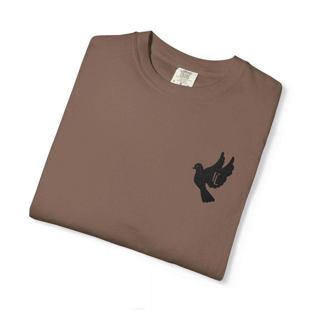 Black-F4L DOVE T-Shirts [Embroidery]