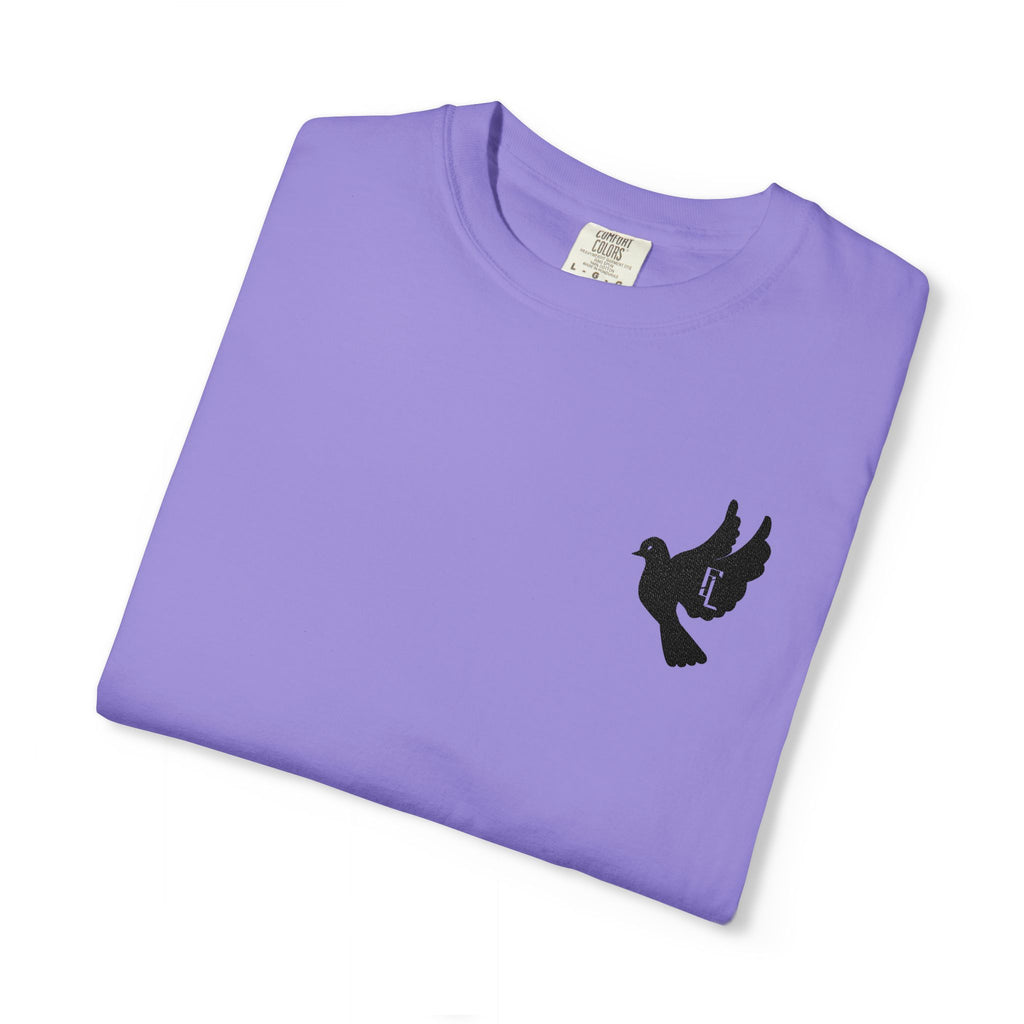 Black-F4L DOVE T-Shirts [Embroidery]