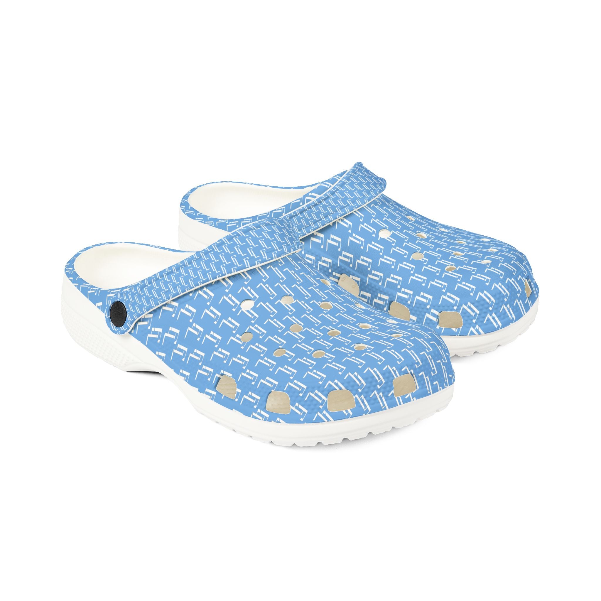 W Light Blue F4L EVA Adult's Foam Clogs