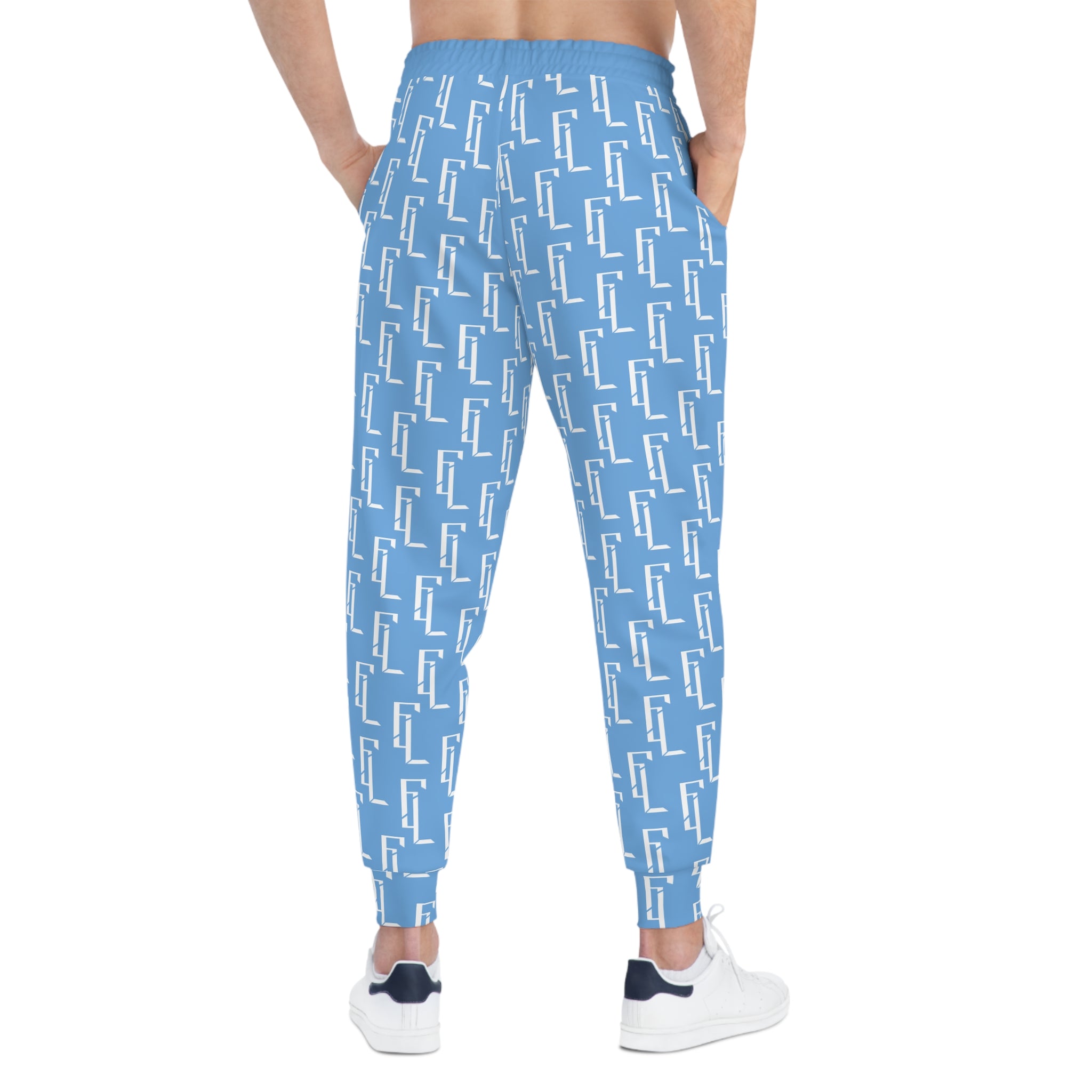 Light Blue F4L Men's Athletic Joggers