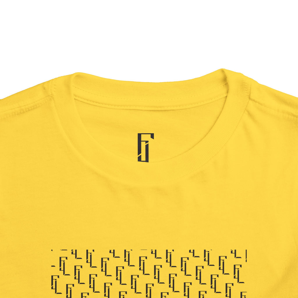 Black-F4L Toddler Short Sleeve Tee