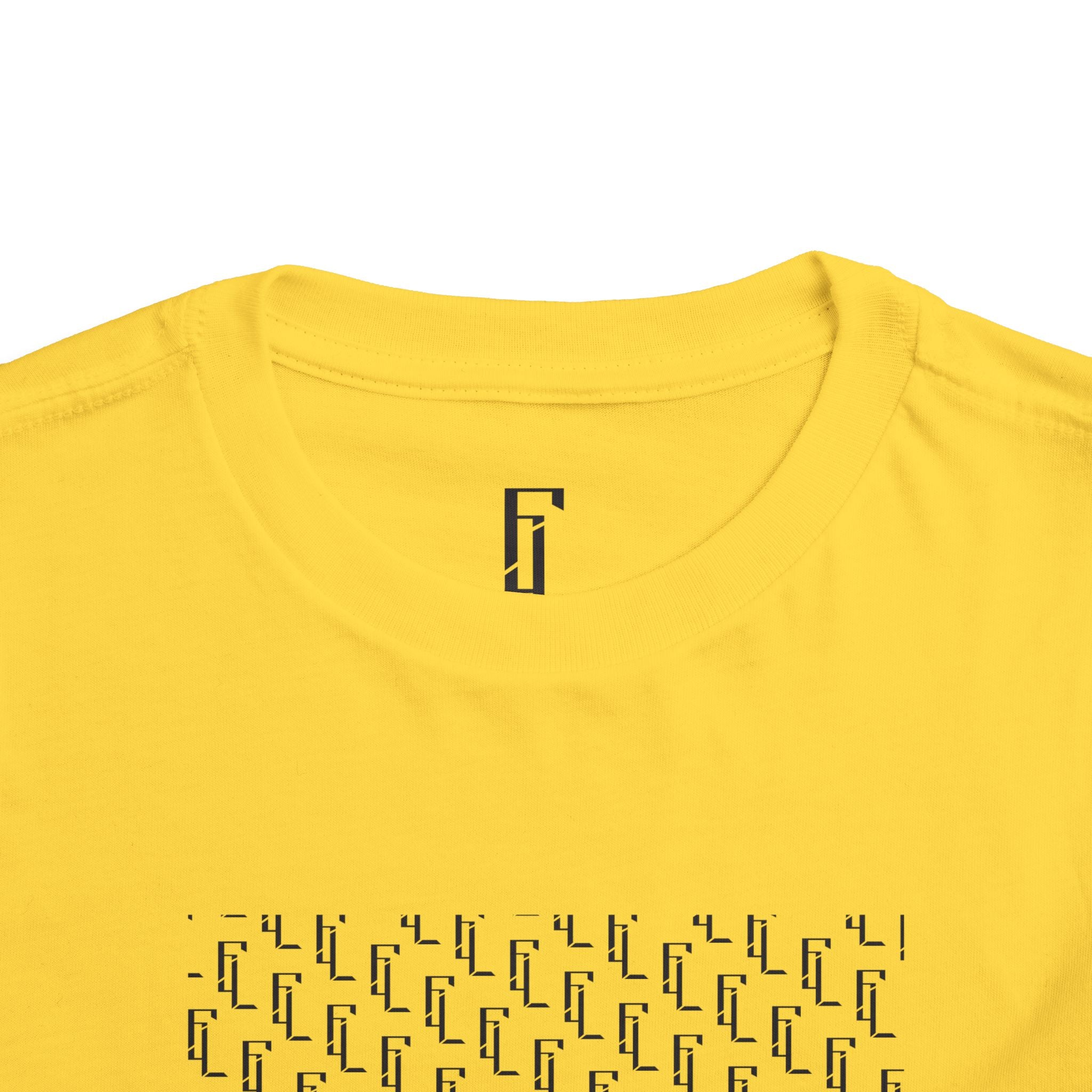 Black-F4L Toddler Short Sleeve Tee