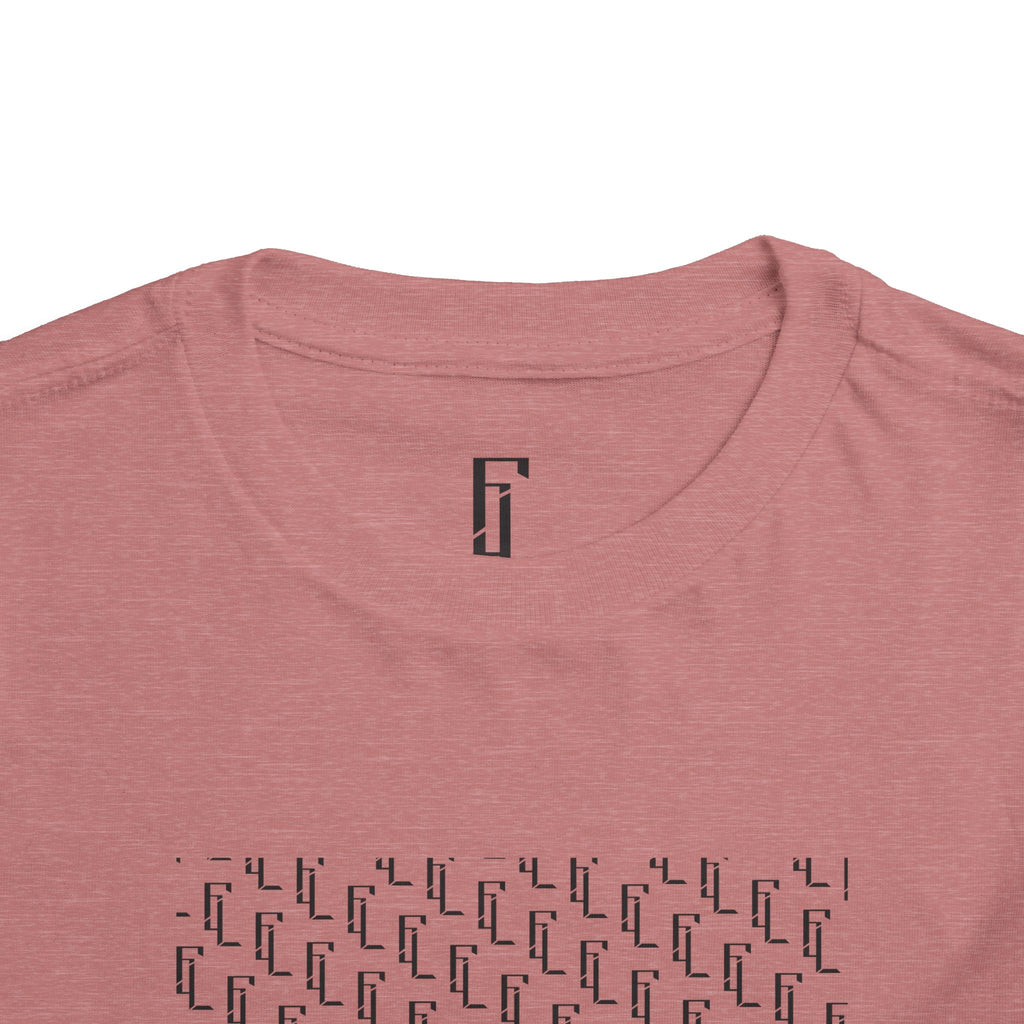 Black-F4L Toddler Short Sleeve Tee