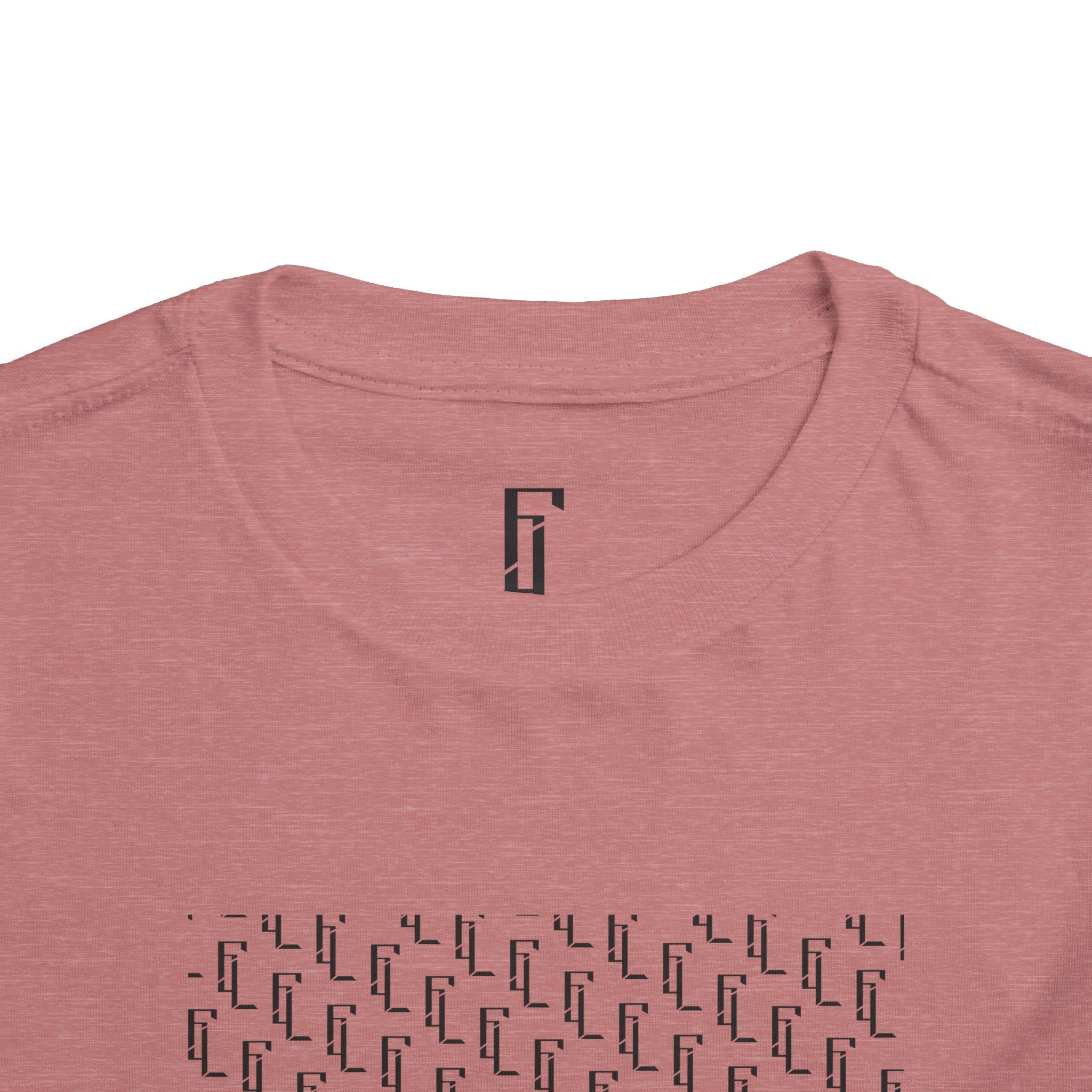 Black-F4L Toddler Short Sleeve Tee