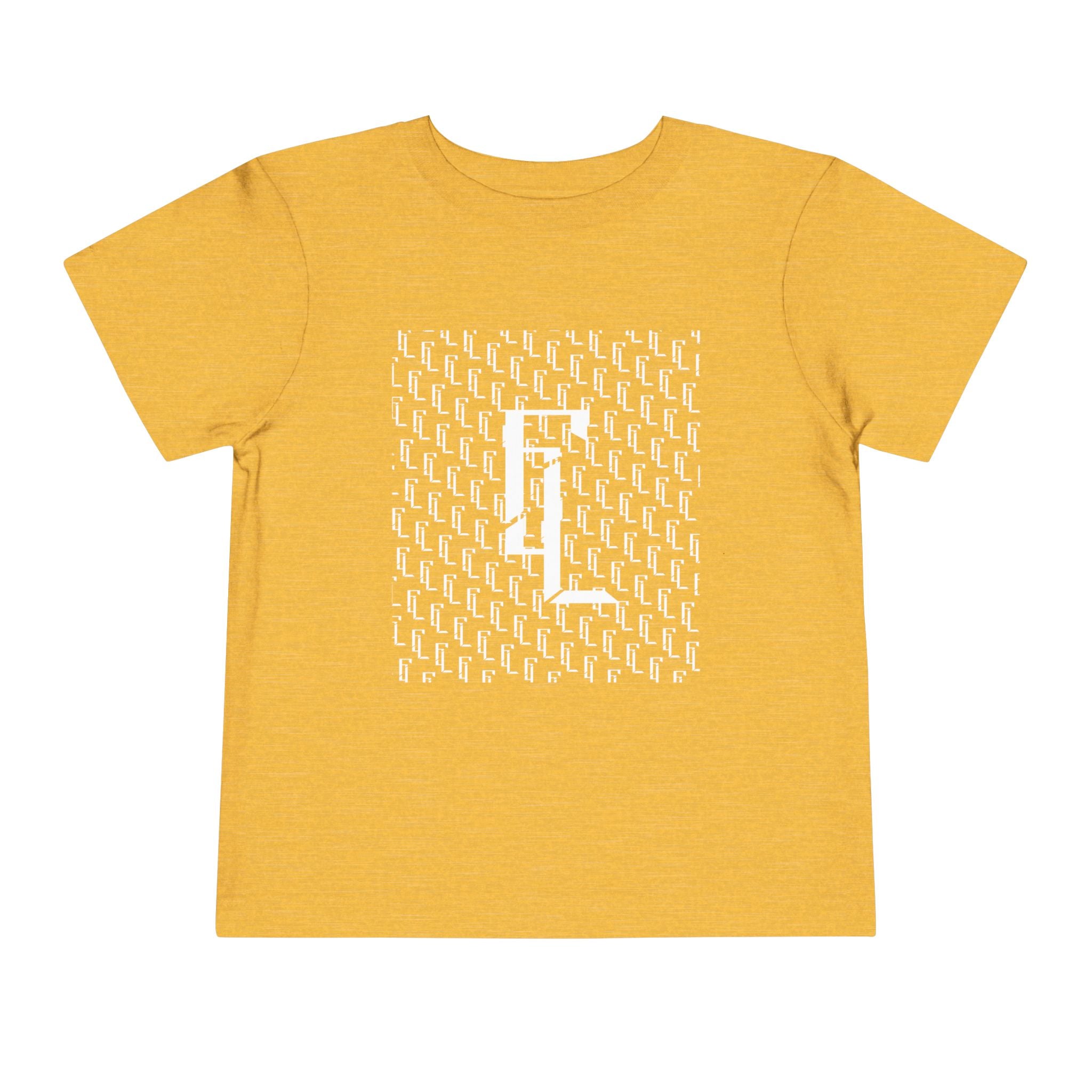 White-F4L Toddler Short Sleeve Tee